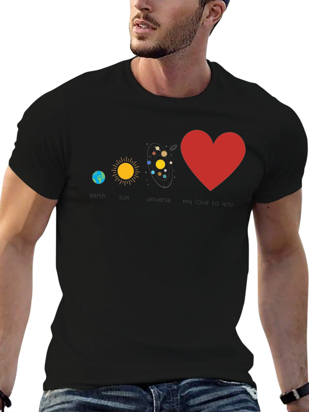 Earth Sun Universe Love T-Shirt