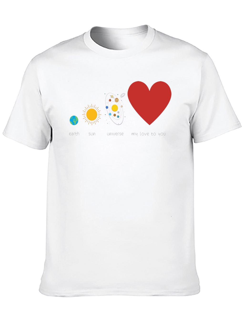 Earth Sun Universe Love T-Shirt