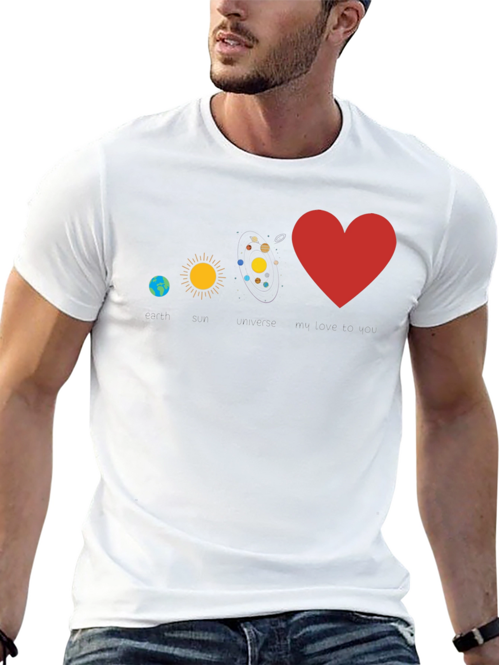 Earth Sun Universe Love T-Shirt