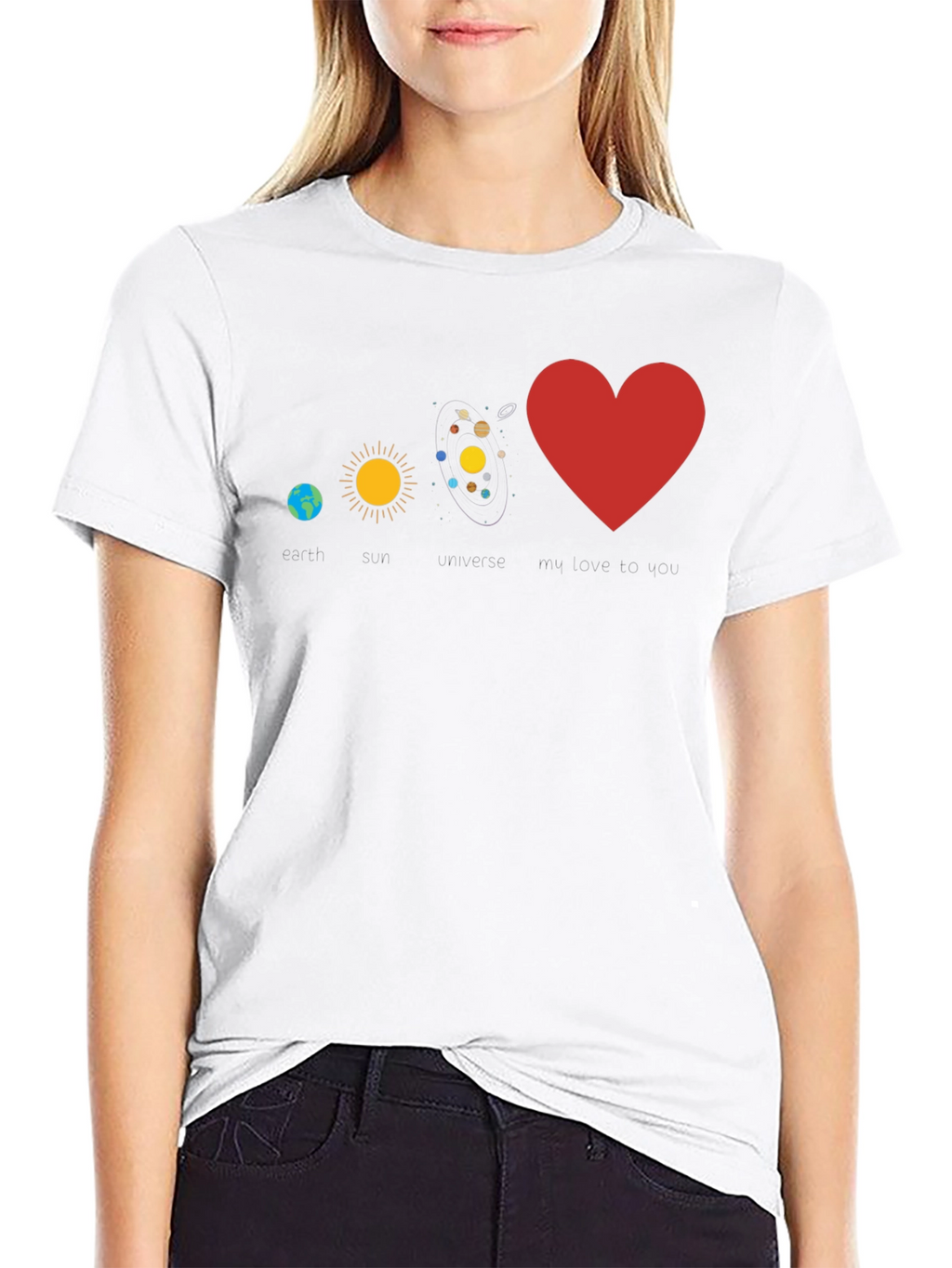 Earth Sun Universe Love T-Shirt