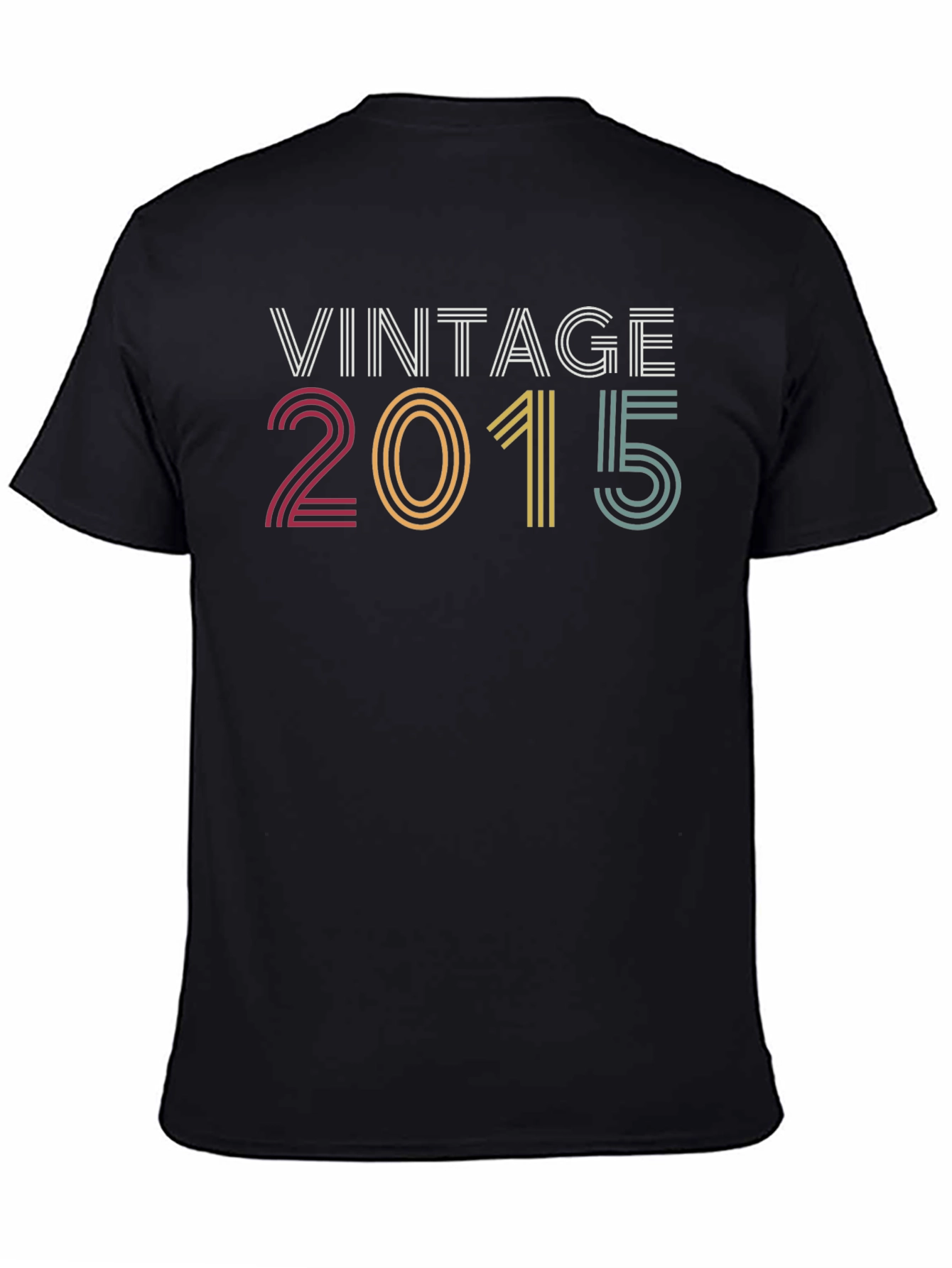 Vintage 2015 Graphic Tee - Retro Birthday Shirt