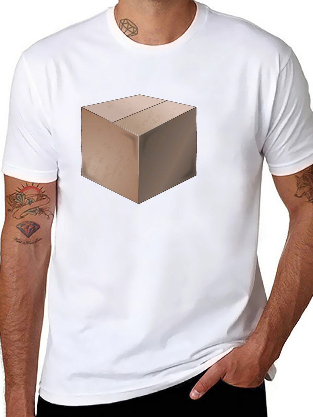 Box Graphic Tee - Unique & Stylish Mens Shirt