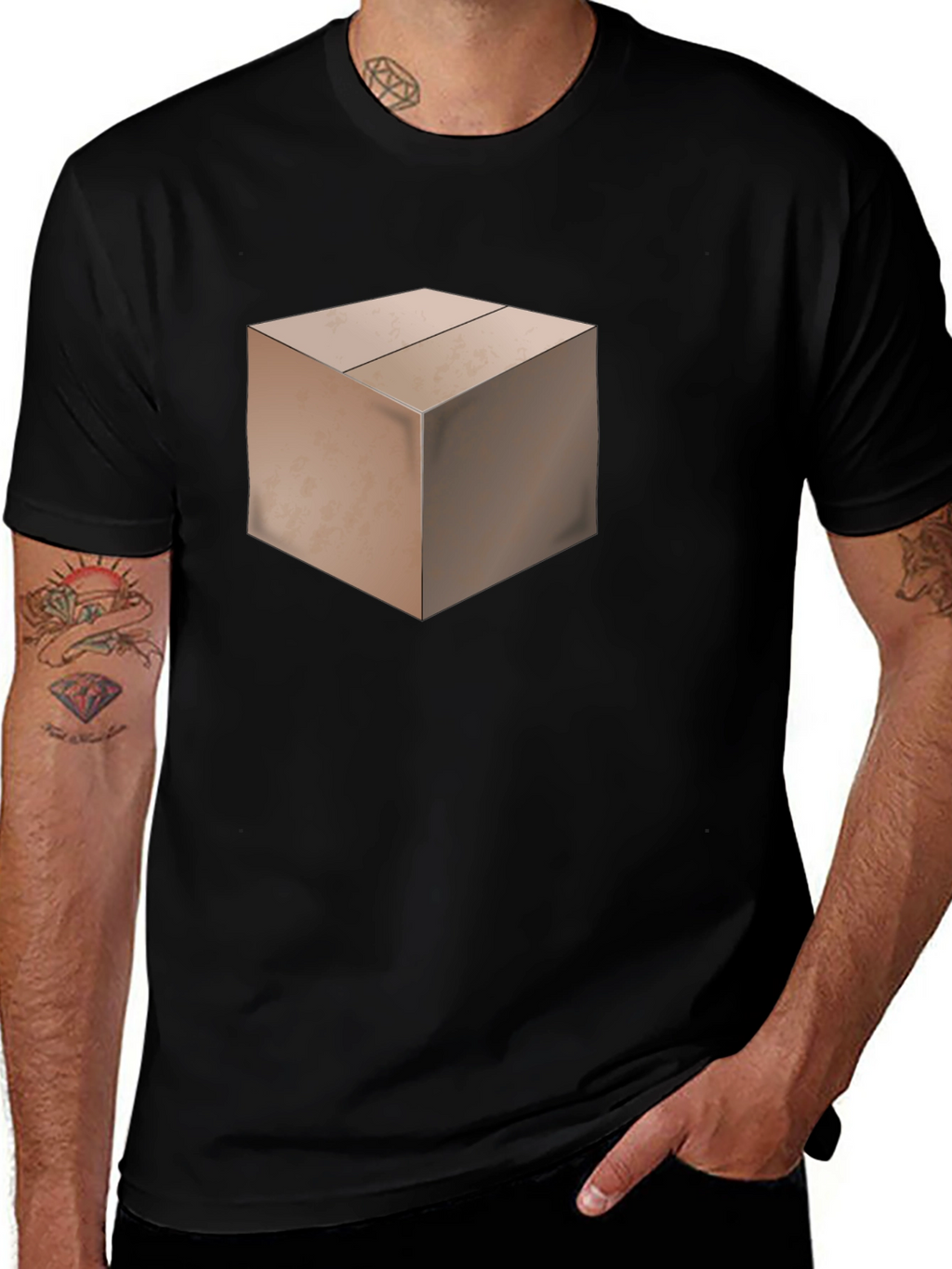 Box Graphic Tee - Unique & Stylish Mens Shirt