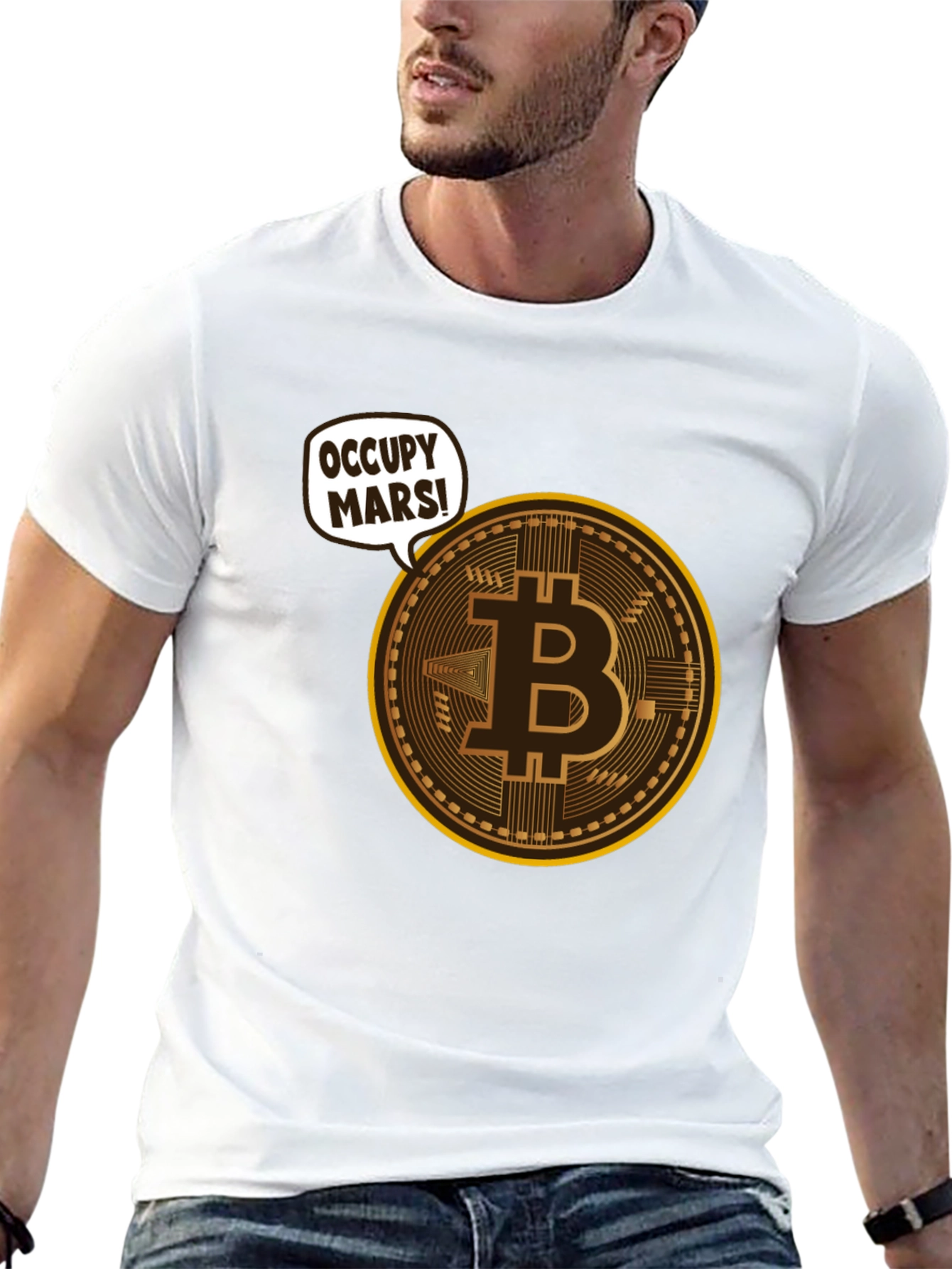 Occupy Mars Bitcoin T-Shirt