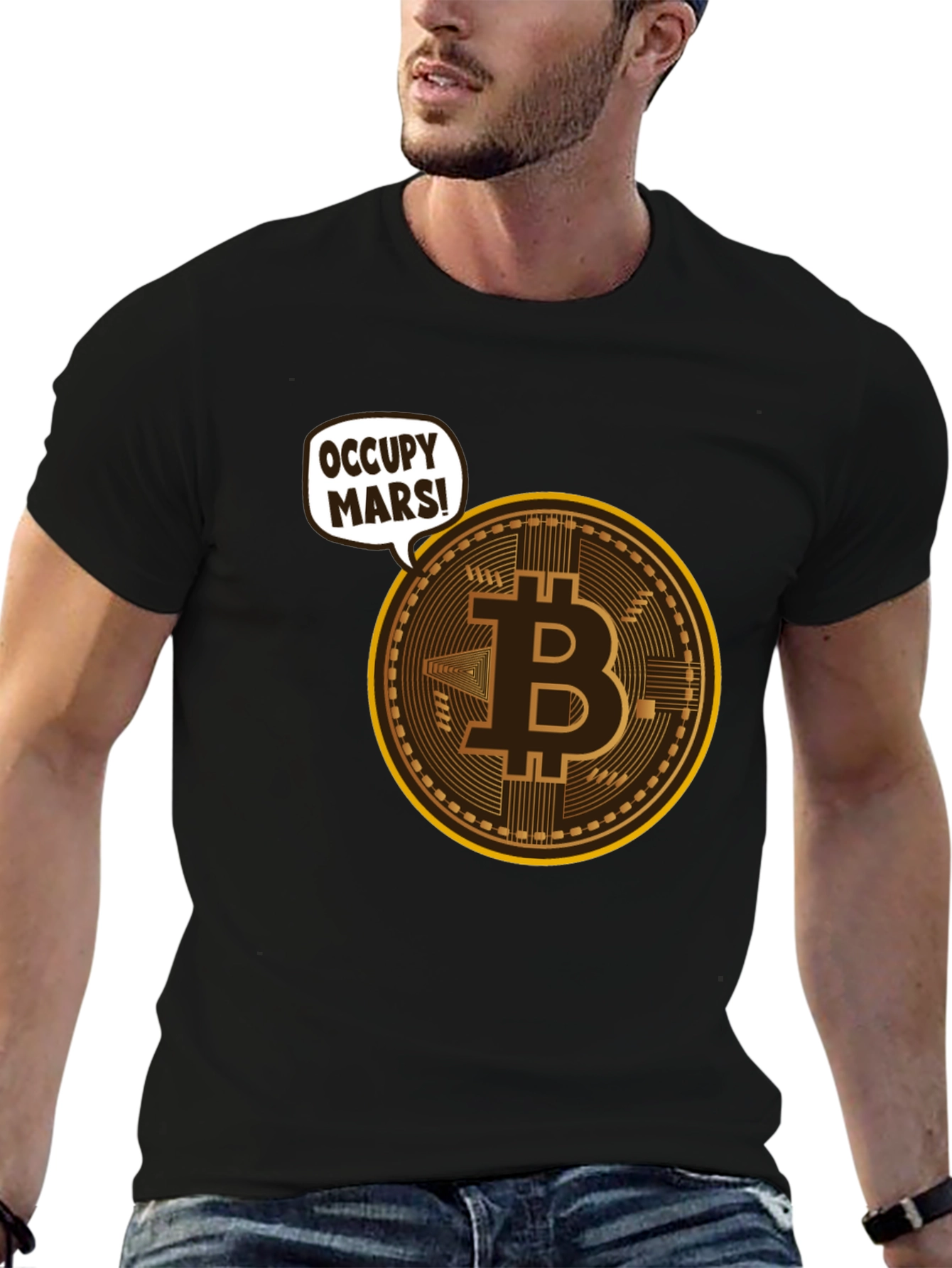 Occupy Mars Bitcoin T-Shirt
