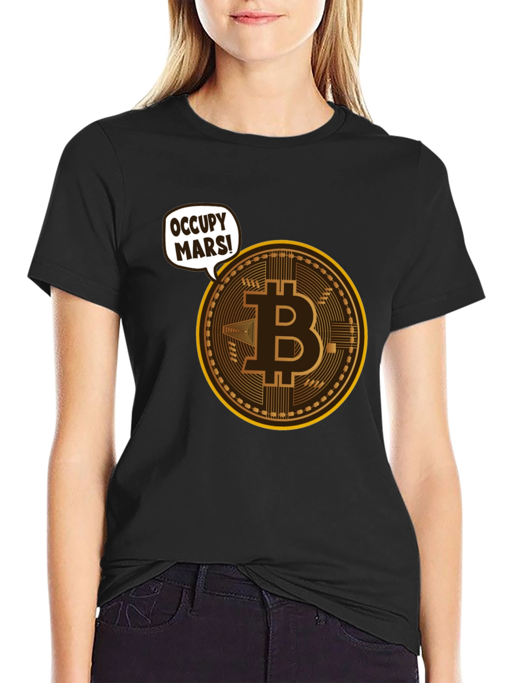Occupy Mars Bitcoin T-Shirt