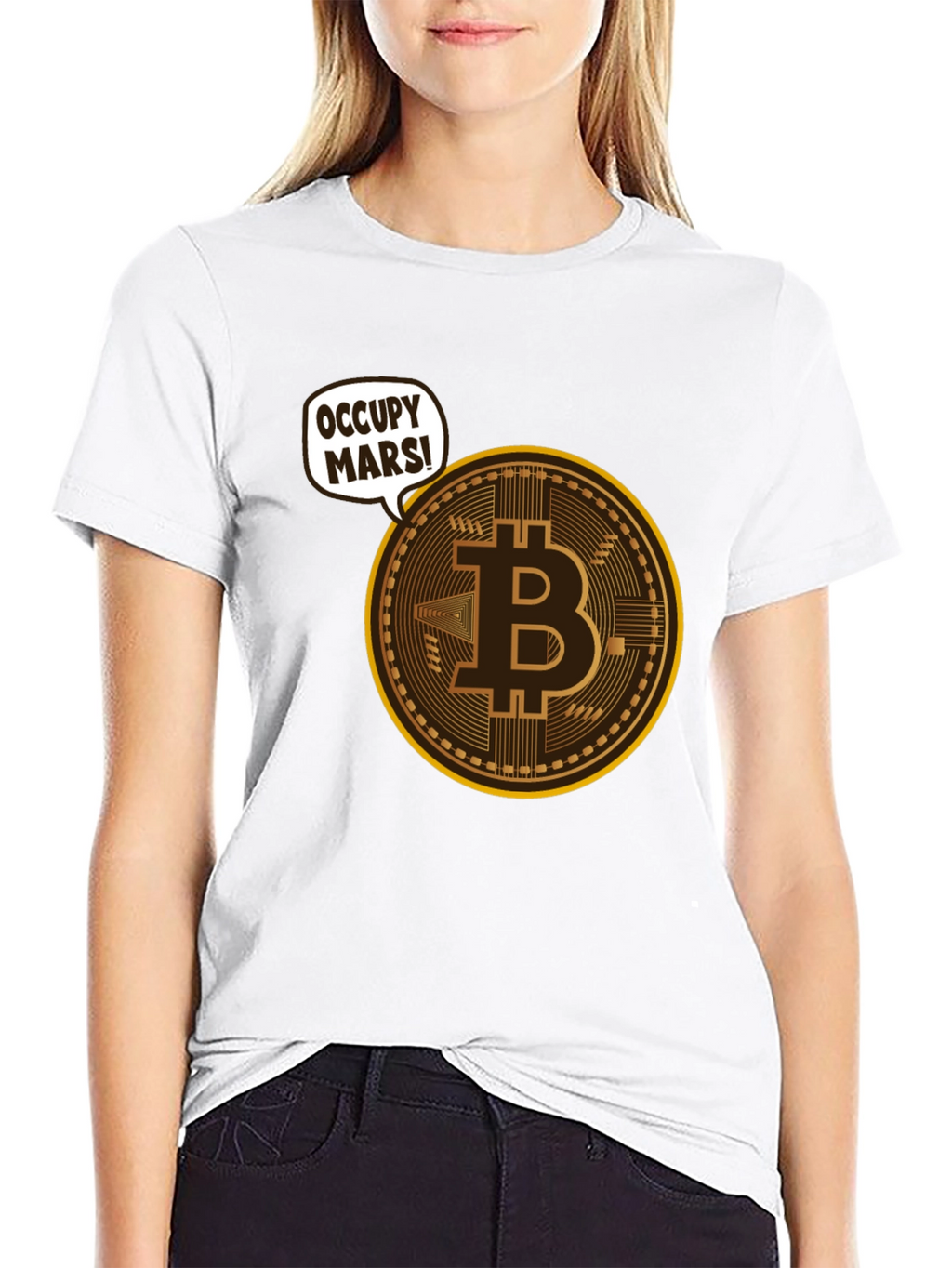 Occupy Mars Bitcoin T-Shirt