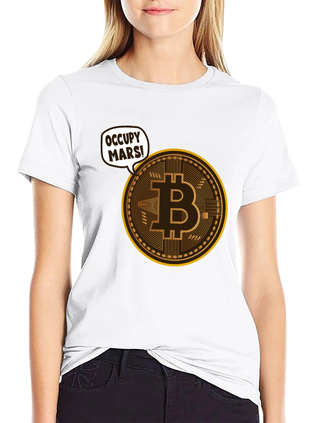 Occupy Mars Bitcoin T-Shirt