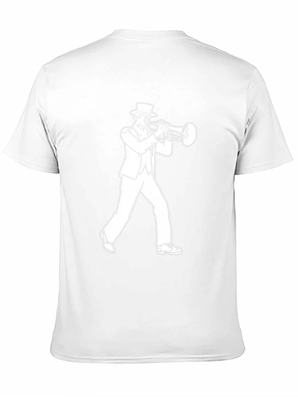 Jazz Trumpet Player Graphic T-Shirt - Black