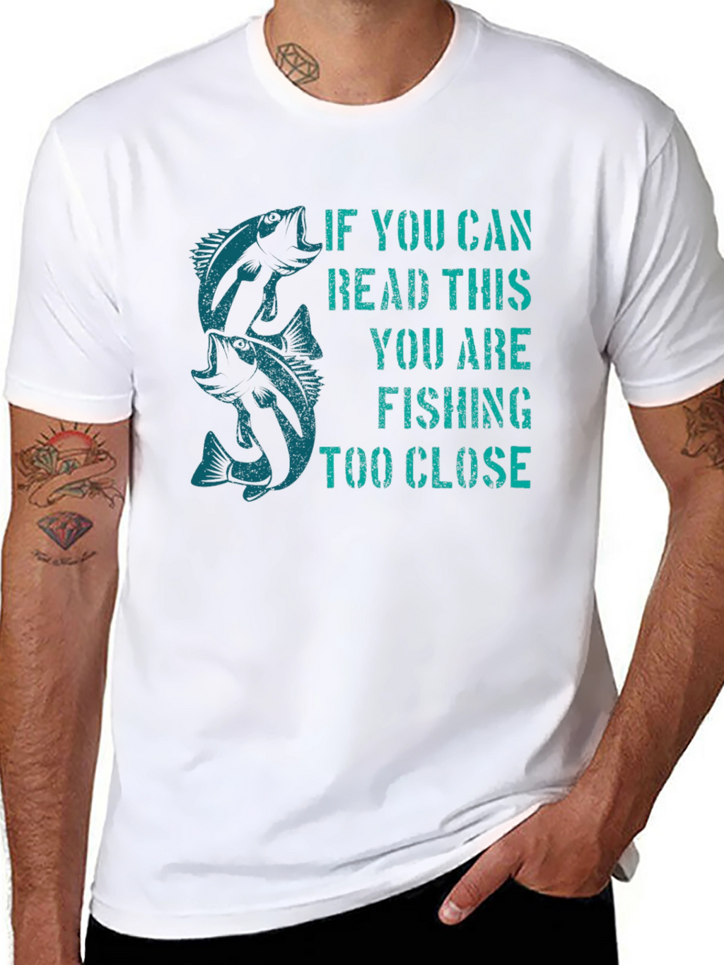 Fishing T-Shirt - Read This Youre Too Close