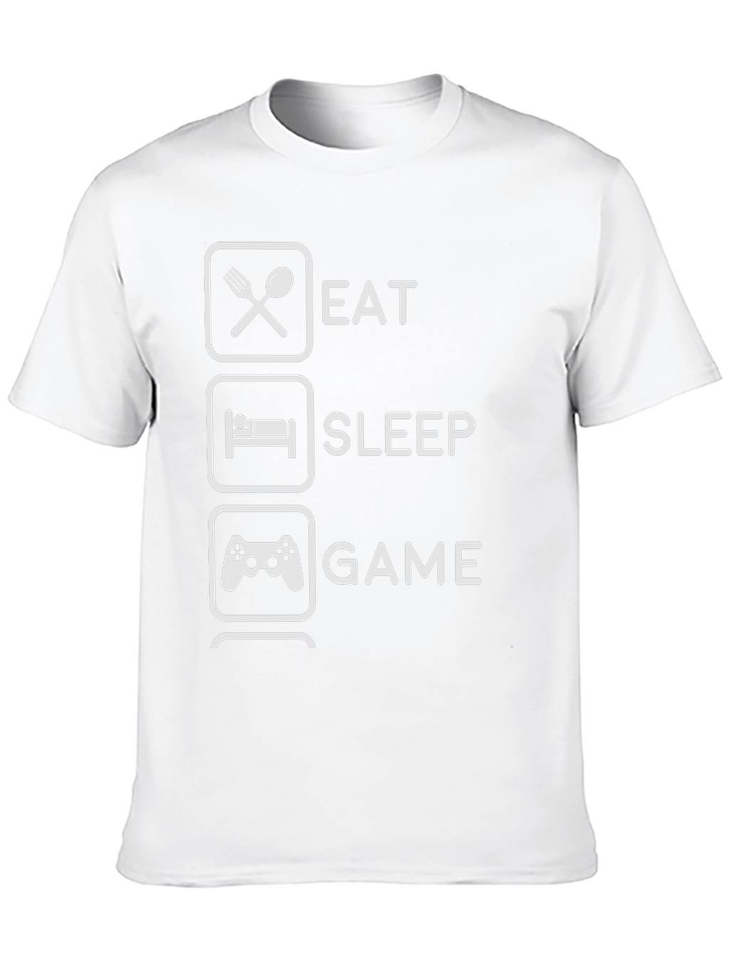Eat Sleep Game Graphic Tee - Gamer T-Shirt