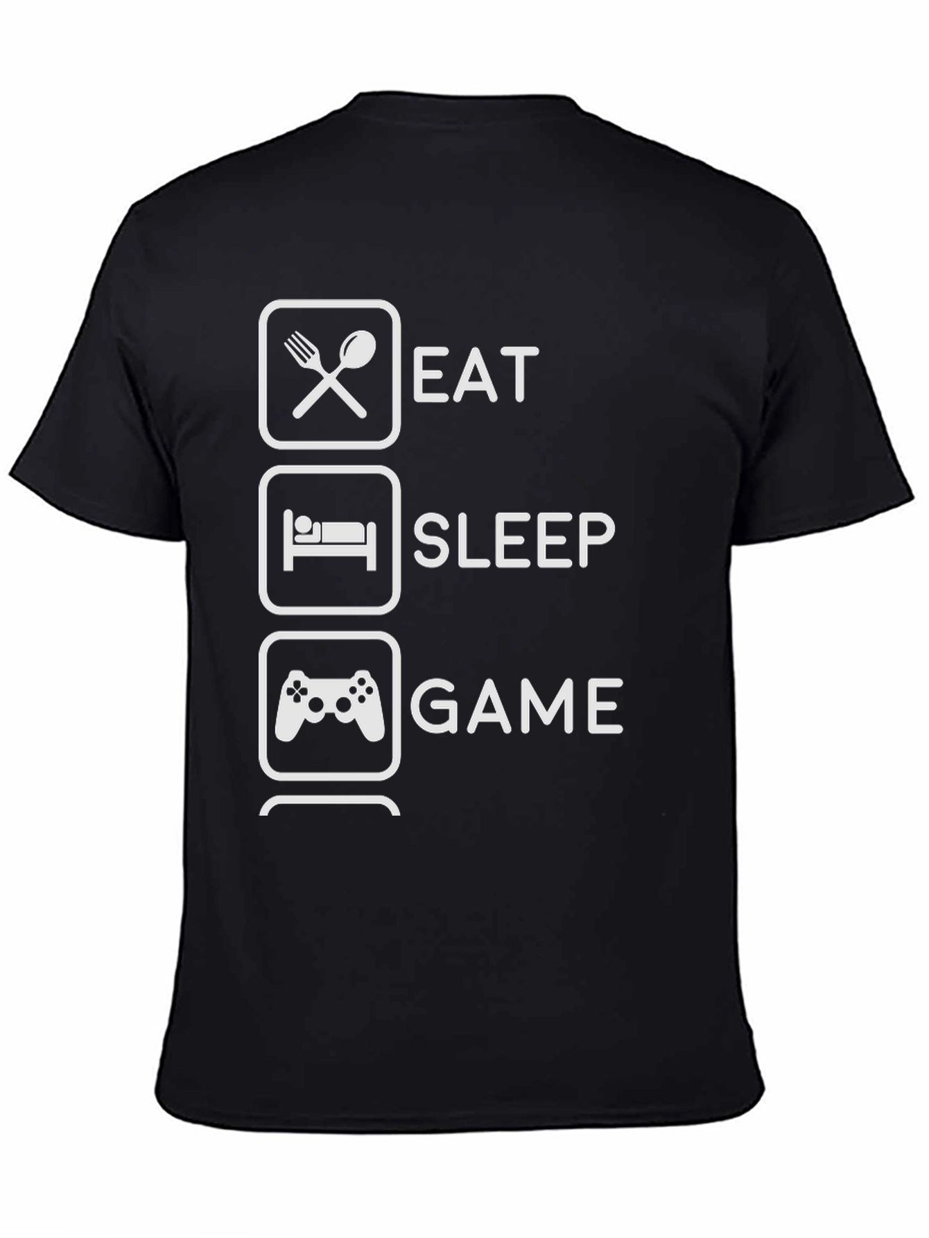 Eat Sleep Game Graphic Tee - Gamer T-Shirt