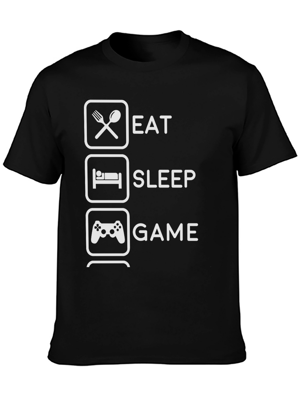 Eat Sleep Game Graphic Tee - Gamer T-Shirt