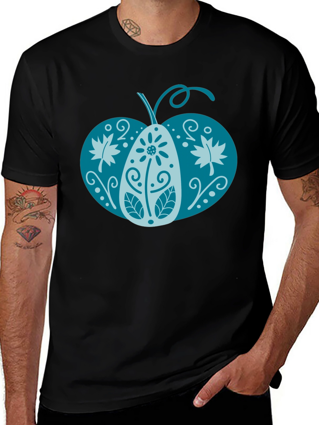 Pumpkin Patch T-Shirt - Black