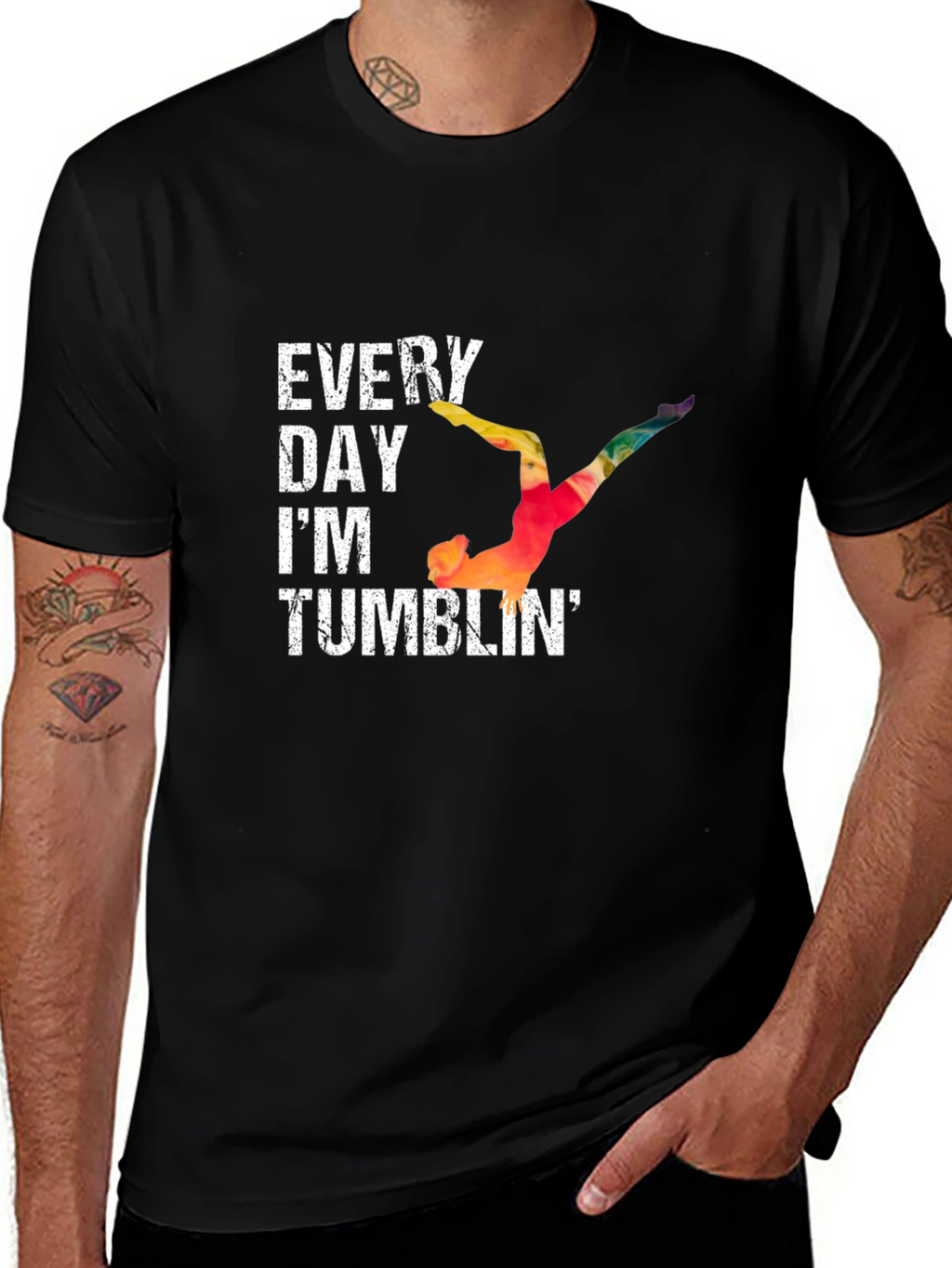 Every Day Im Tumblin Gymnastics T-Shirt
