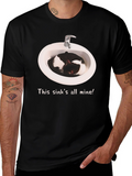Sink Cat T-Shirt - This sinks all mine!