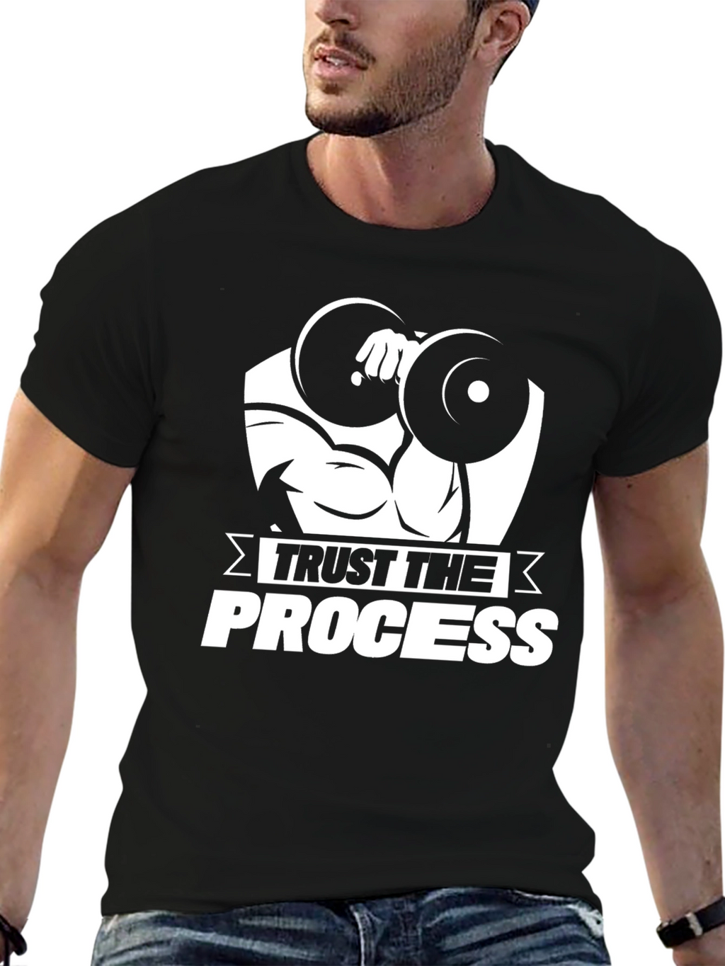 Trust the Process T-Shirt - Black