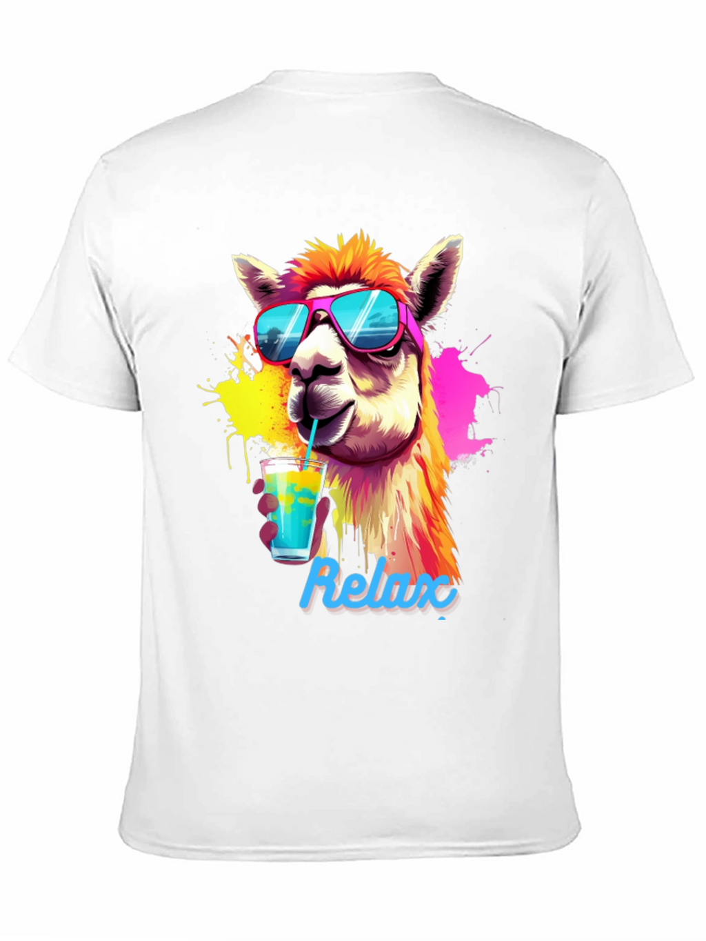 Cool Llama Relax T-Shirt - Summer Vibes