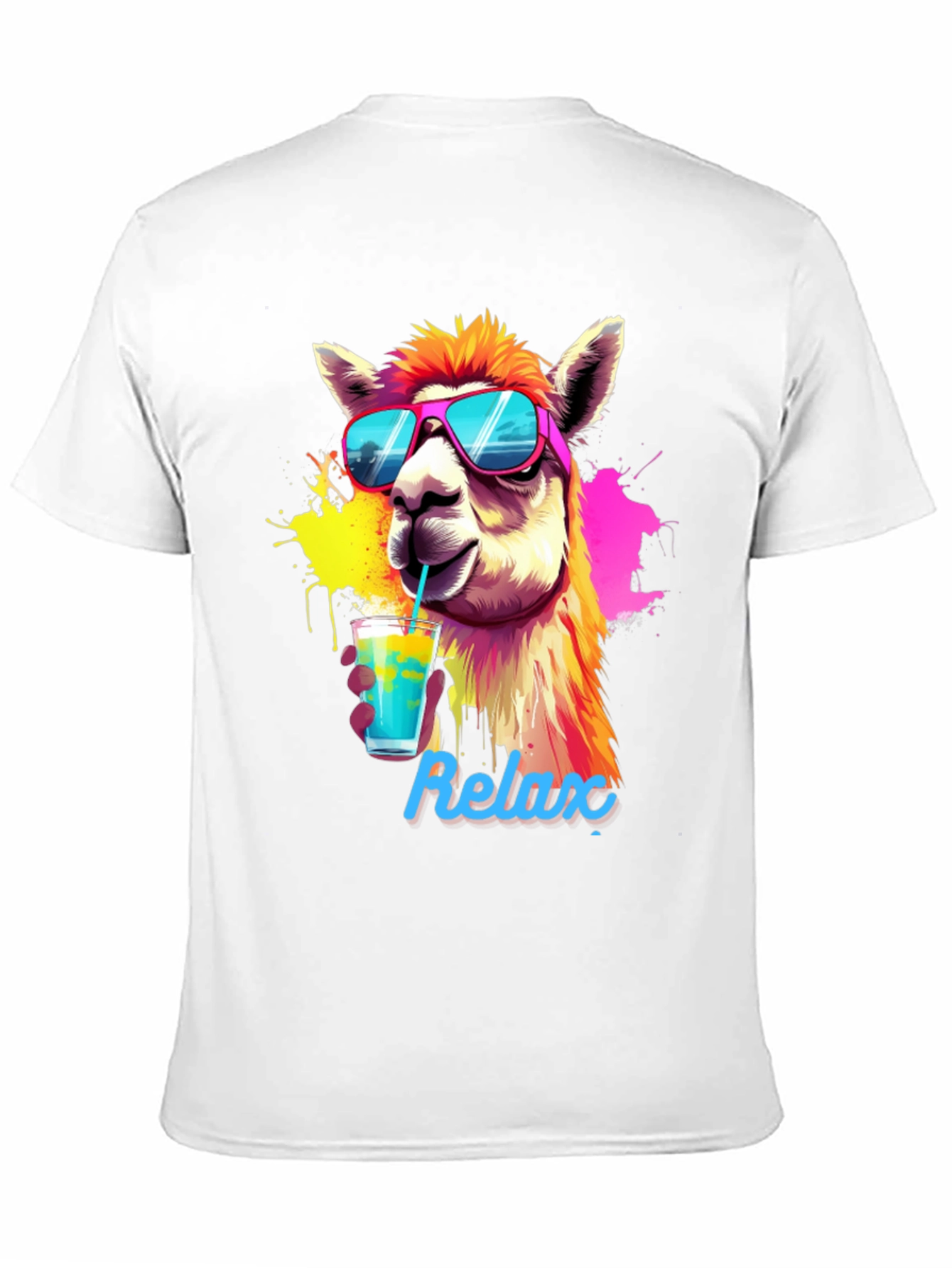 Cool Llama Relax T-Shirt - Summer Vibes