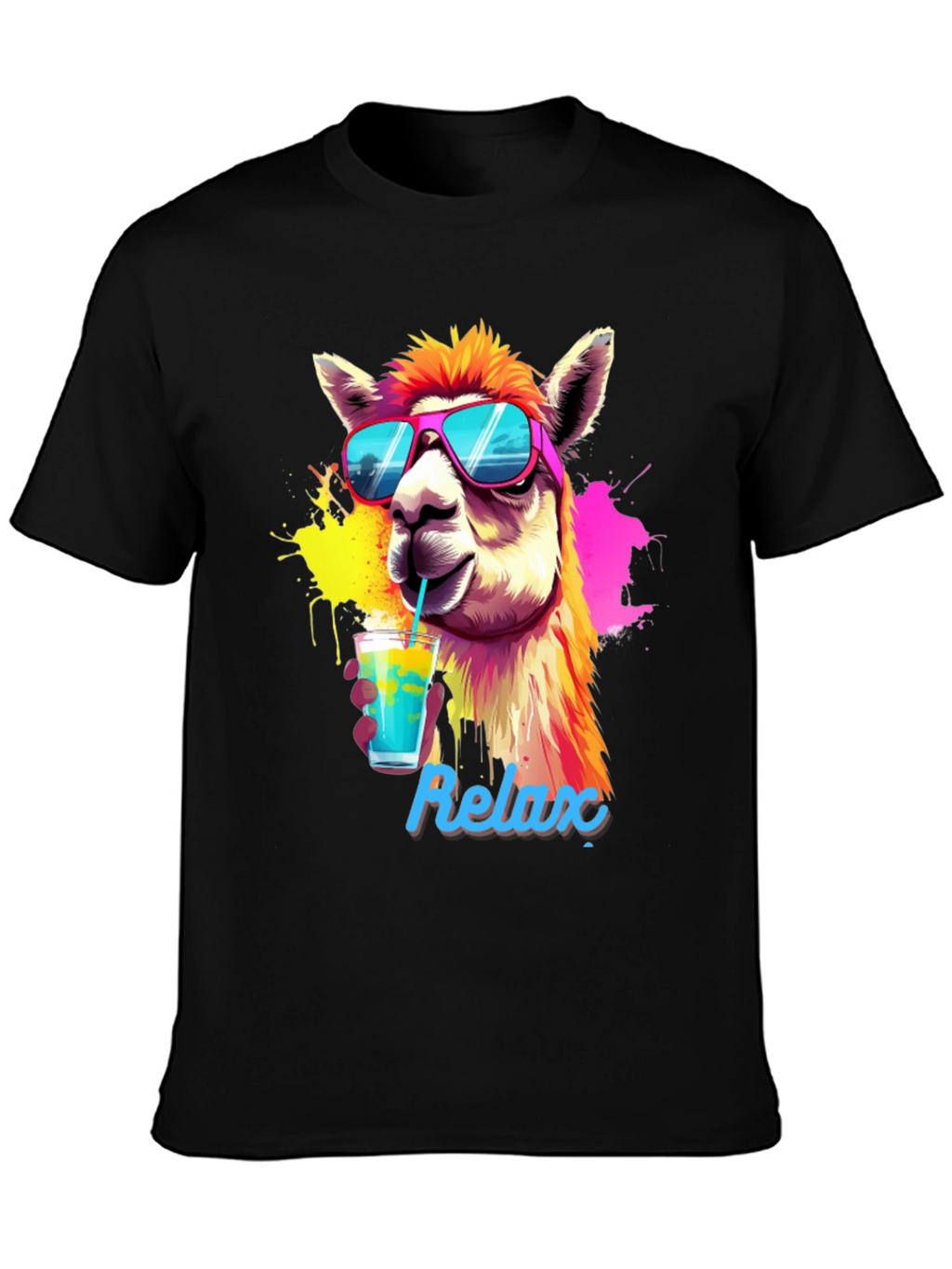 Cool Llama Relax T-Shirt - Summer Vibes