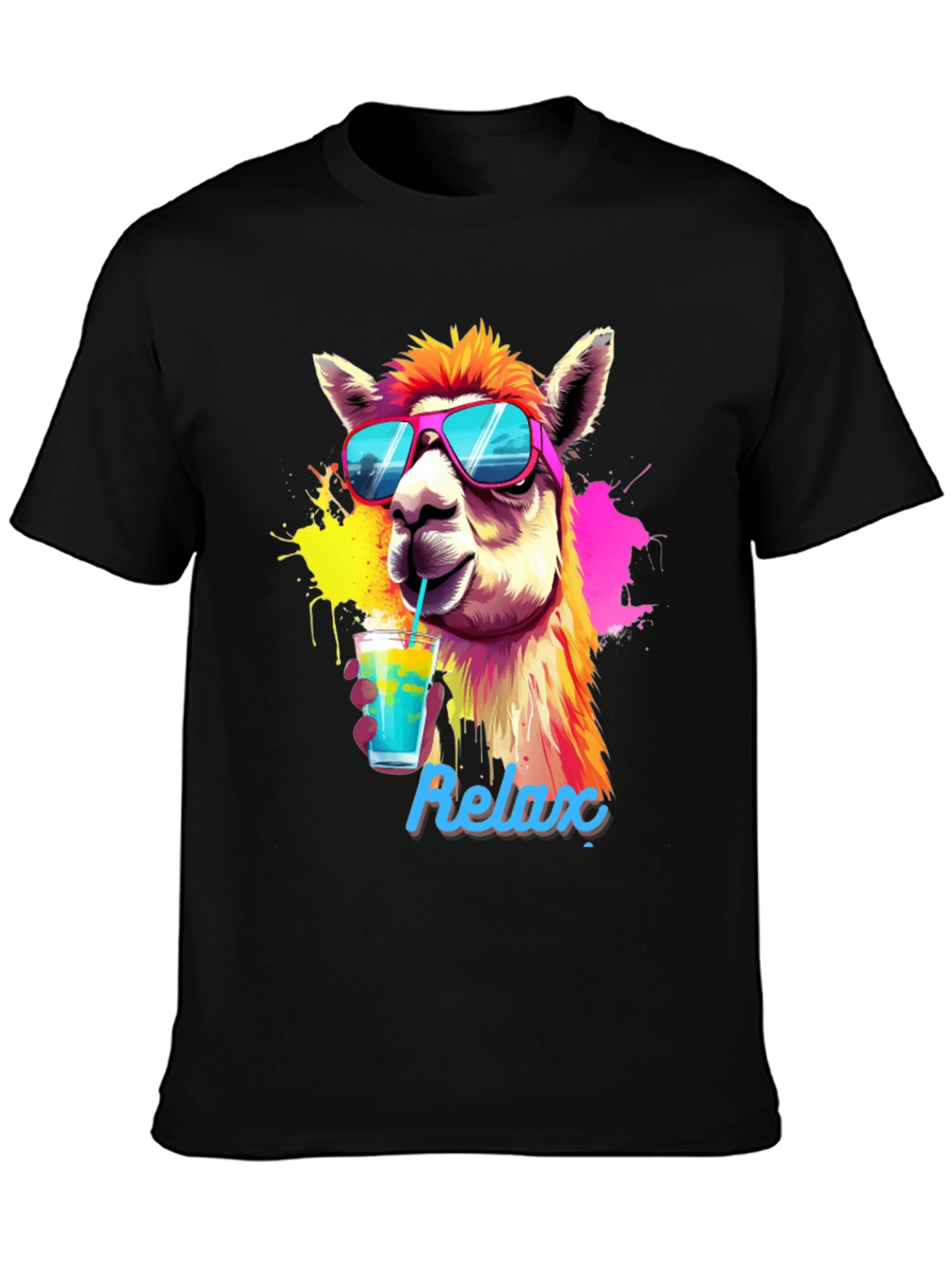 Cool Llama Relax T-Shirt - Summer Vibes