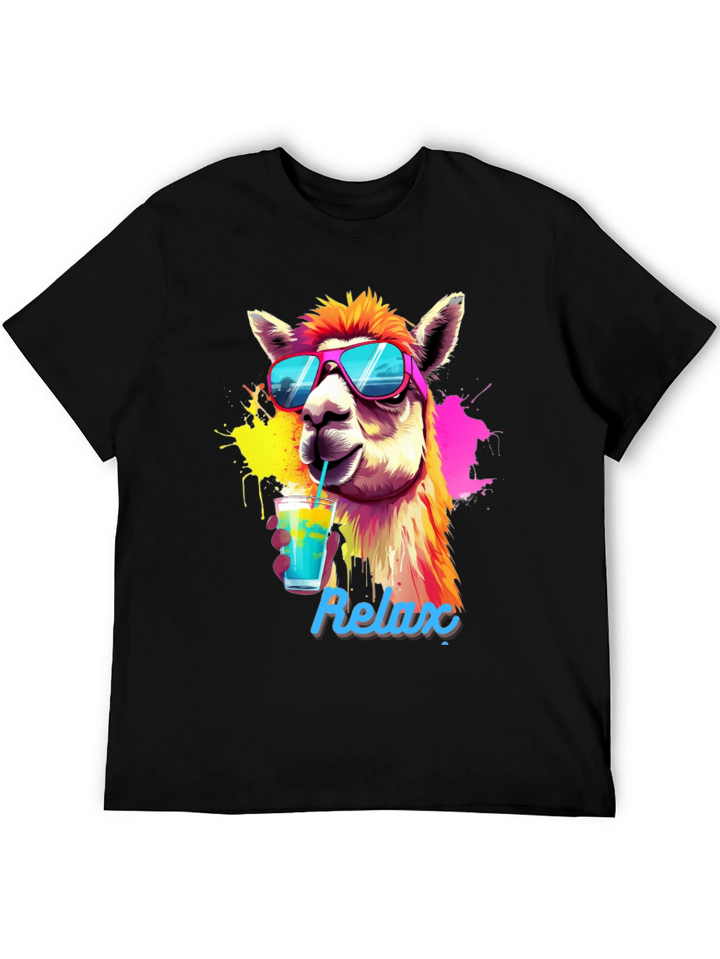 Cool Llama Relax T-Shirt - Summer Vibes