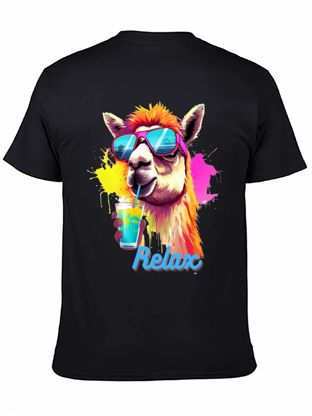 Cool Llama Relax T-Shirt - Summer Vibes