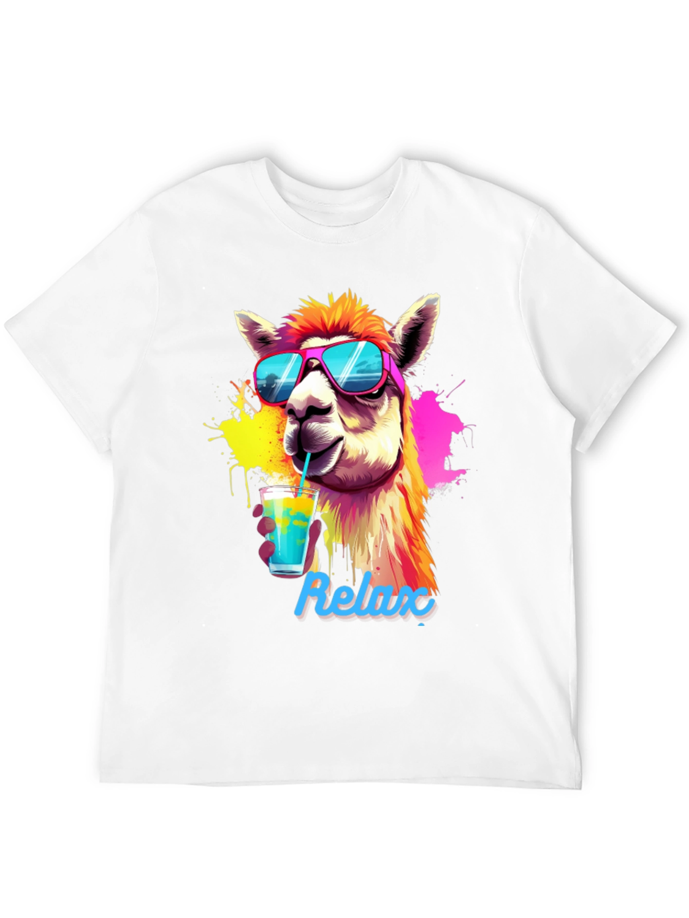 Cool Llama Relax T-Shirt - Summer Vibes