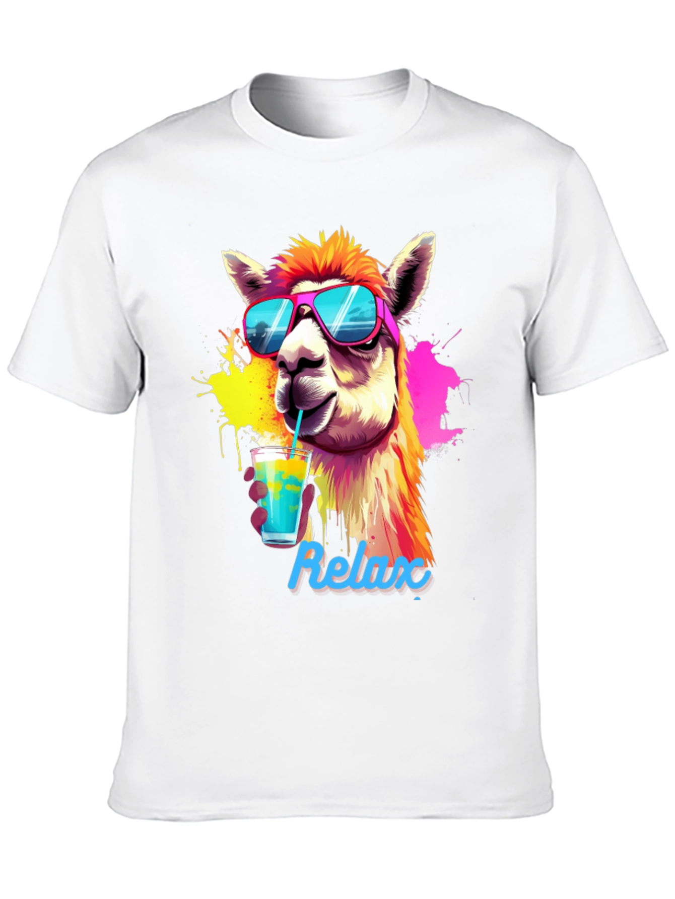 Cool Llama Relax T-Shirt - Summer Vibes