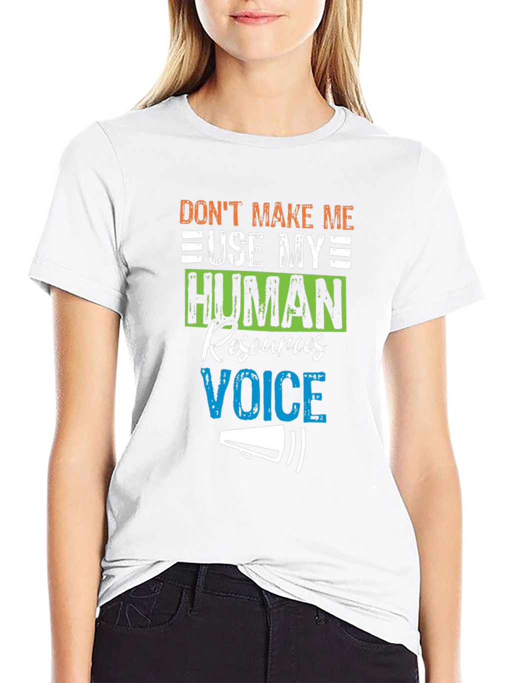 HR Voice T-Shirt - Funny Human Resources Tee