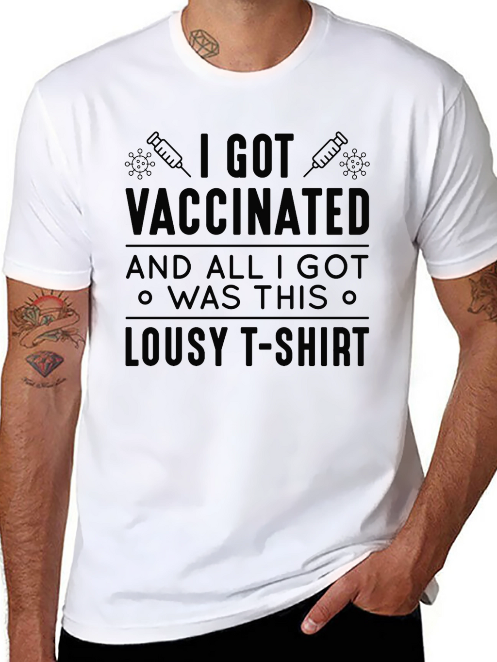 Vaccinated Lousy T-Shirt