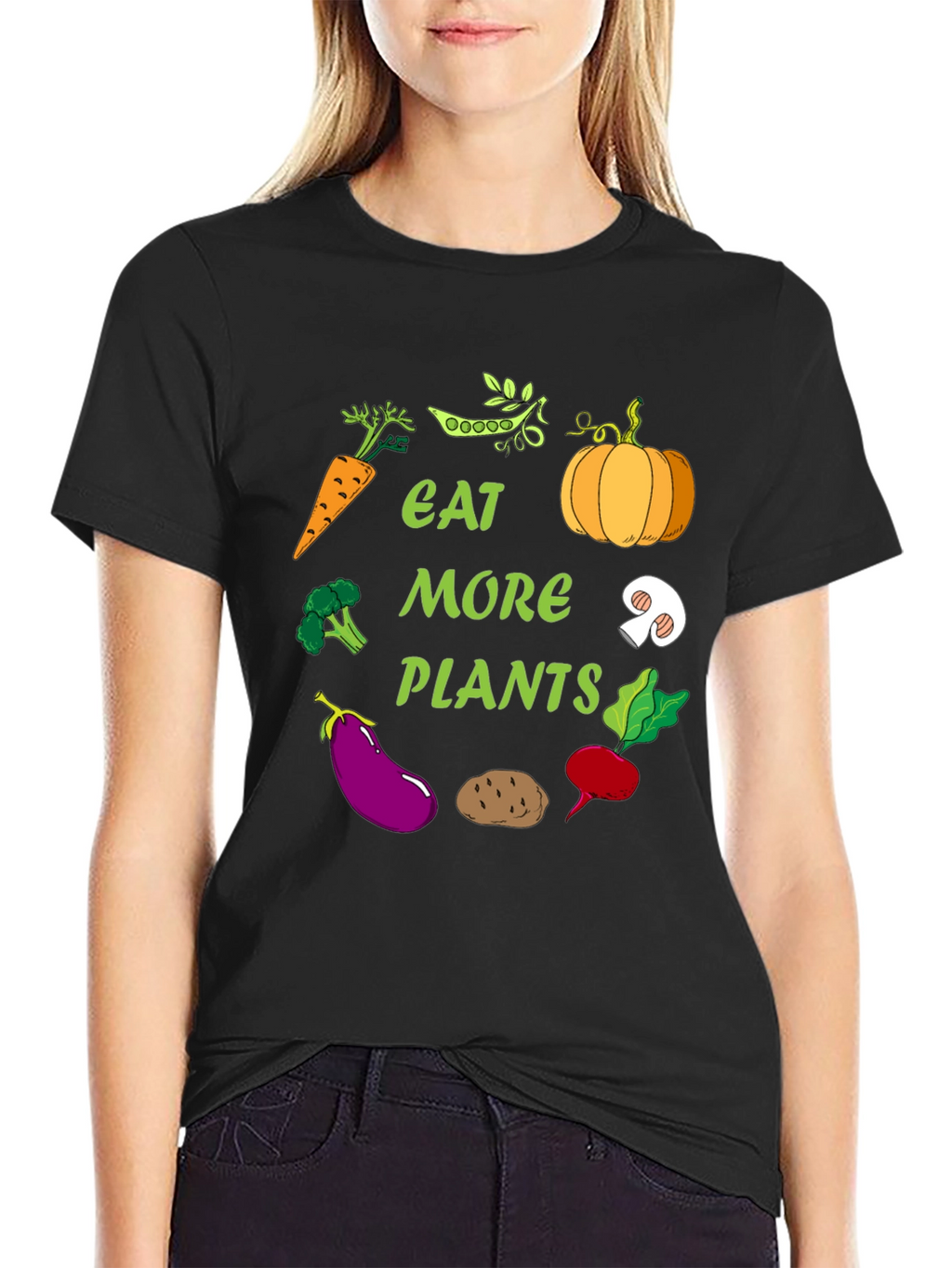 Eat More Plants Graphic T-Shirt