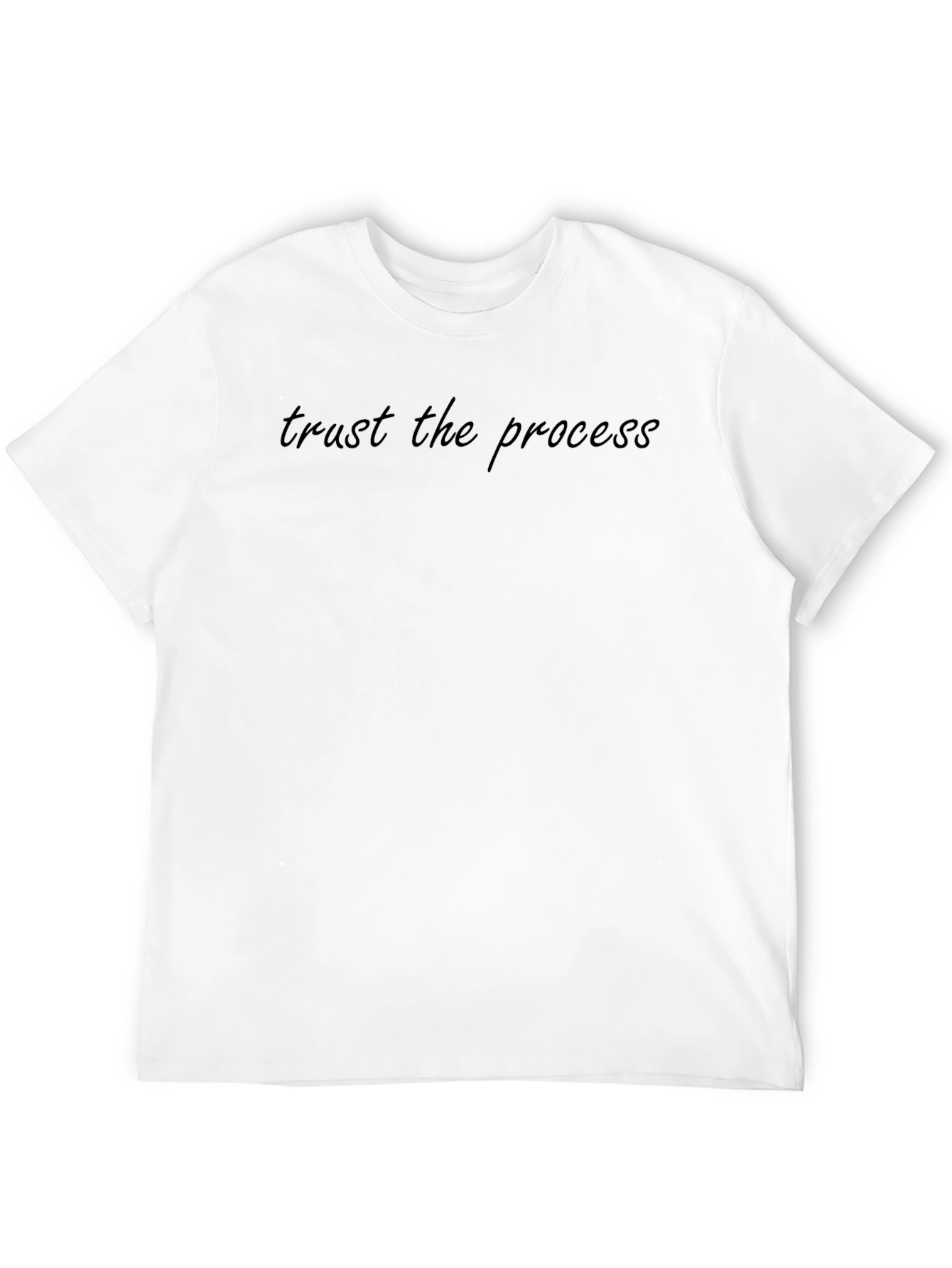 Trust the Process Black Graphic Tee