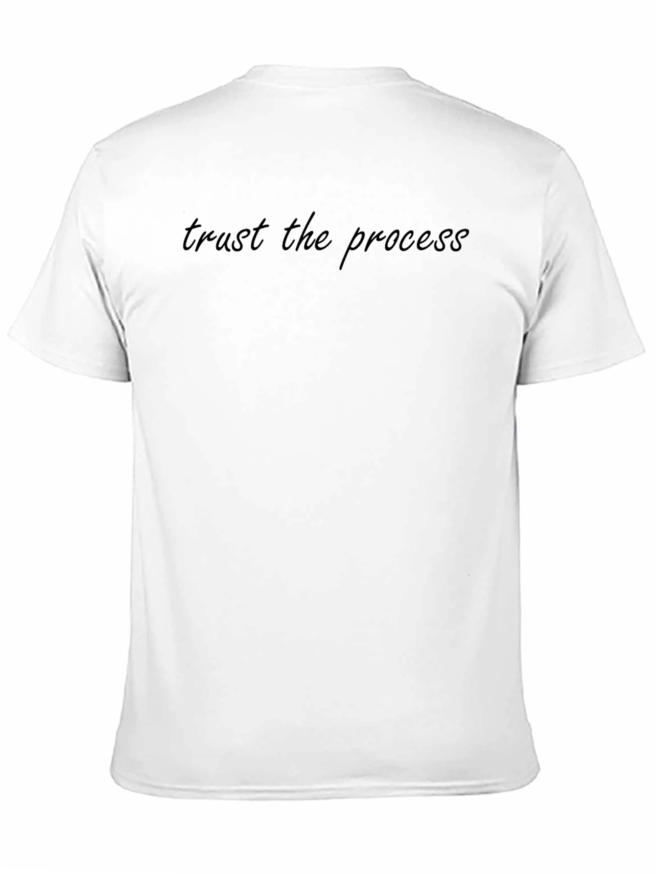 Trust the Process Black Graphic Tee