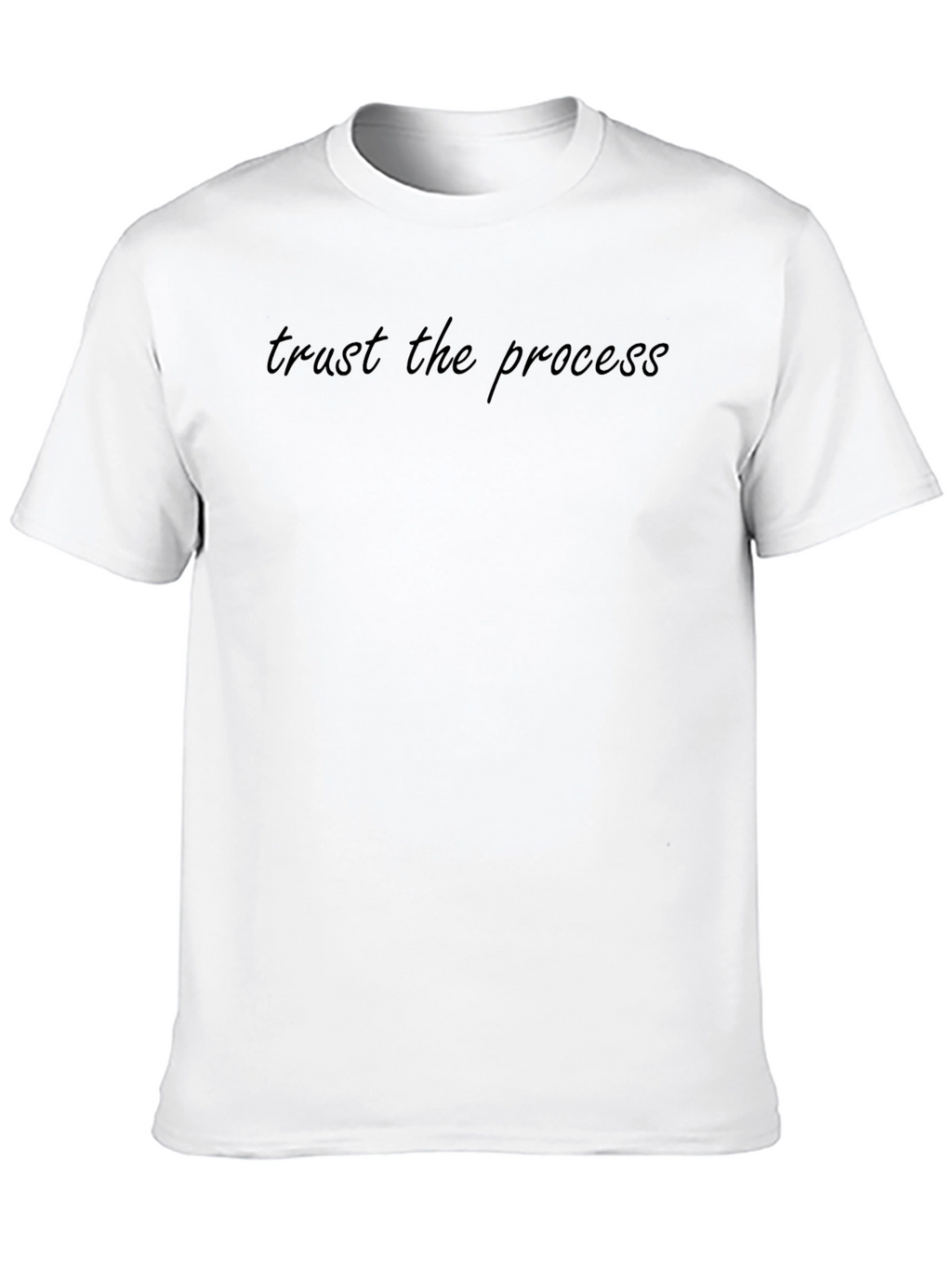 Trust the Process Black Graphic Tee