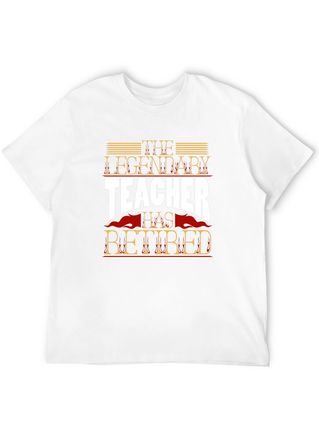 The Legendary Teacher Retired Graphic T-Shirt