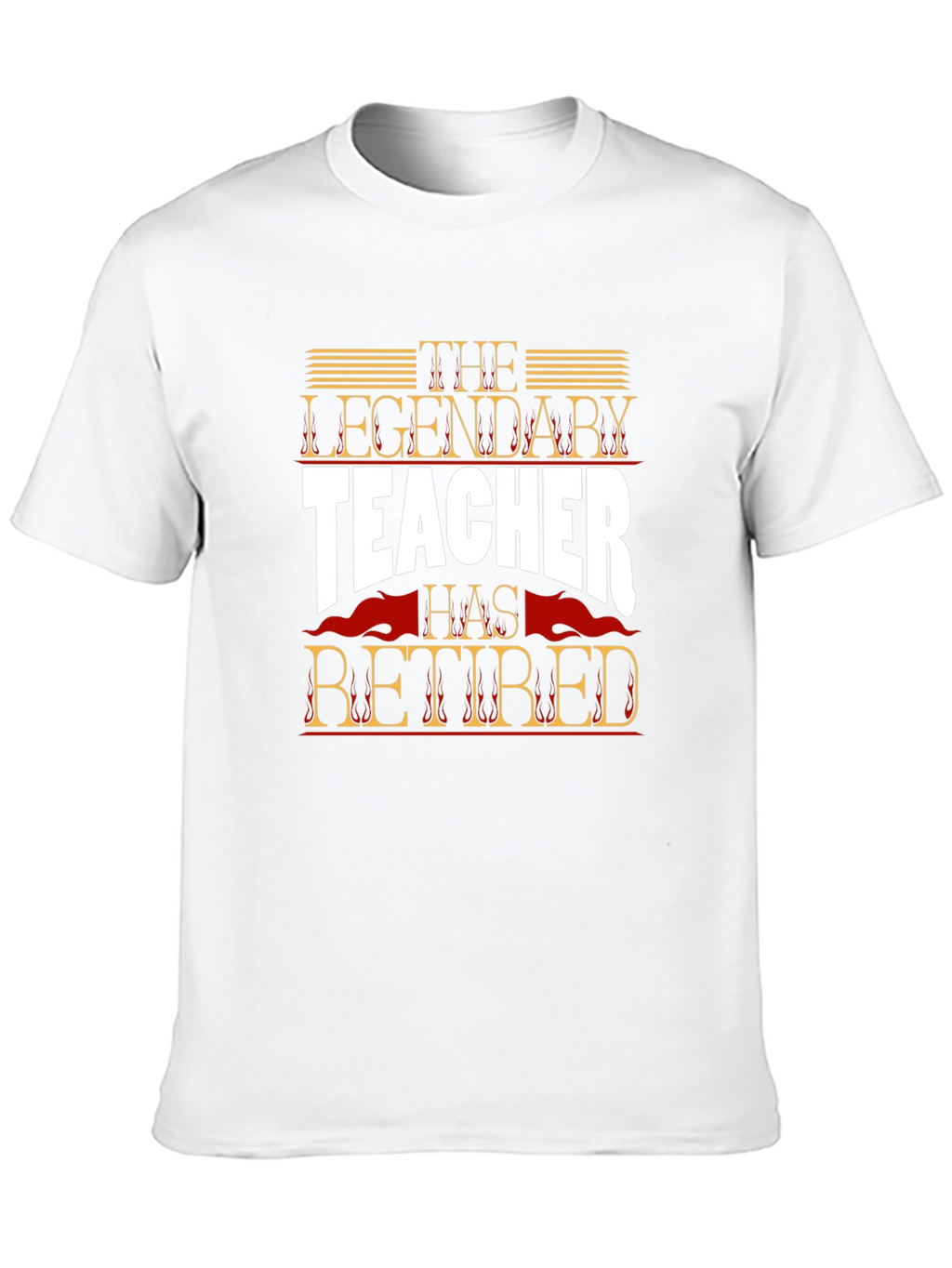 The Legendary Teacher Retired Graphic T-Shirt