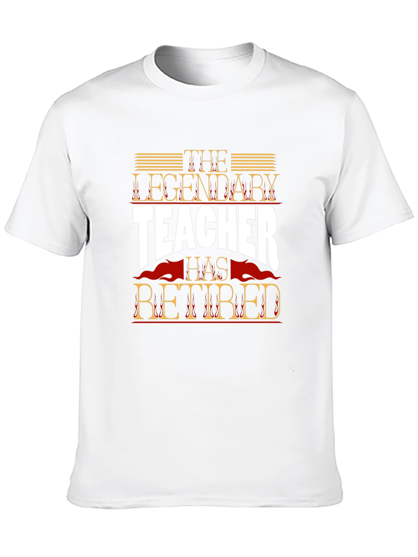 The Legendary Teacher Retired Graphic T-Shirt