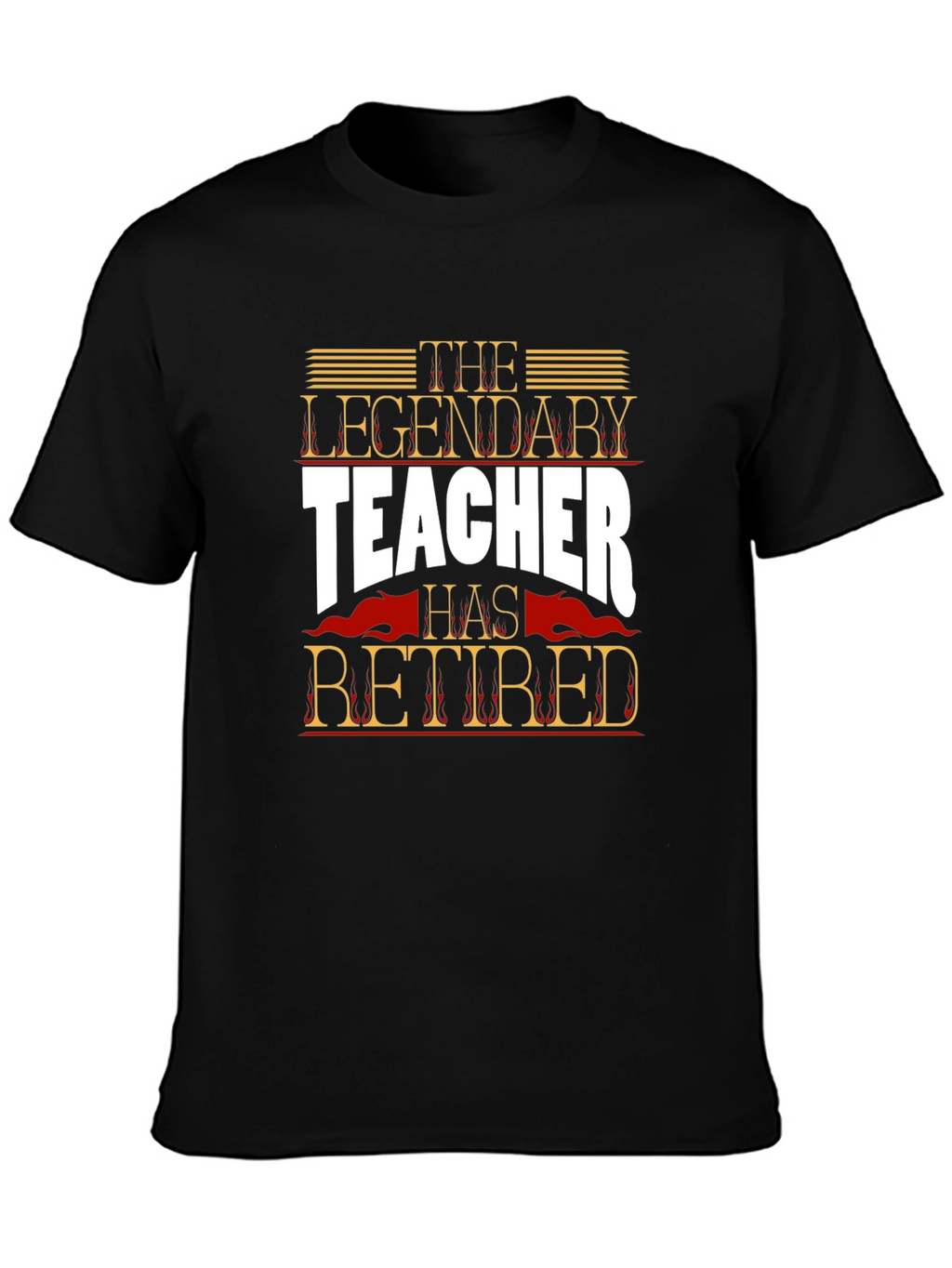 The Legendary Teacher Retired Graphic T-Shirt