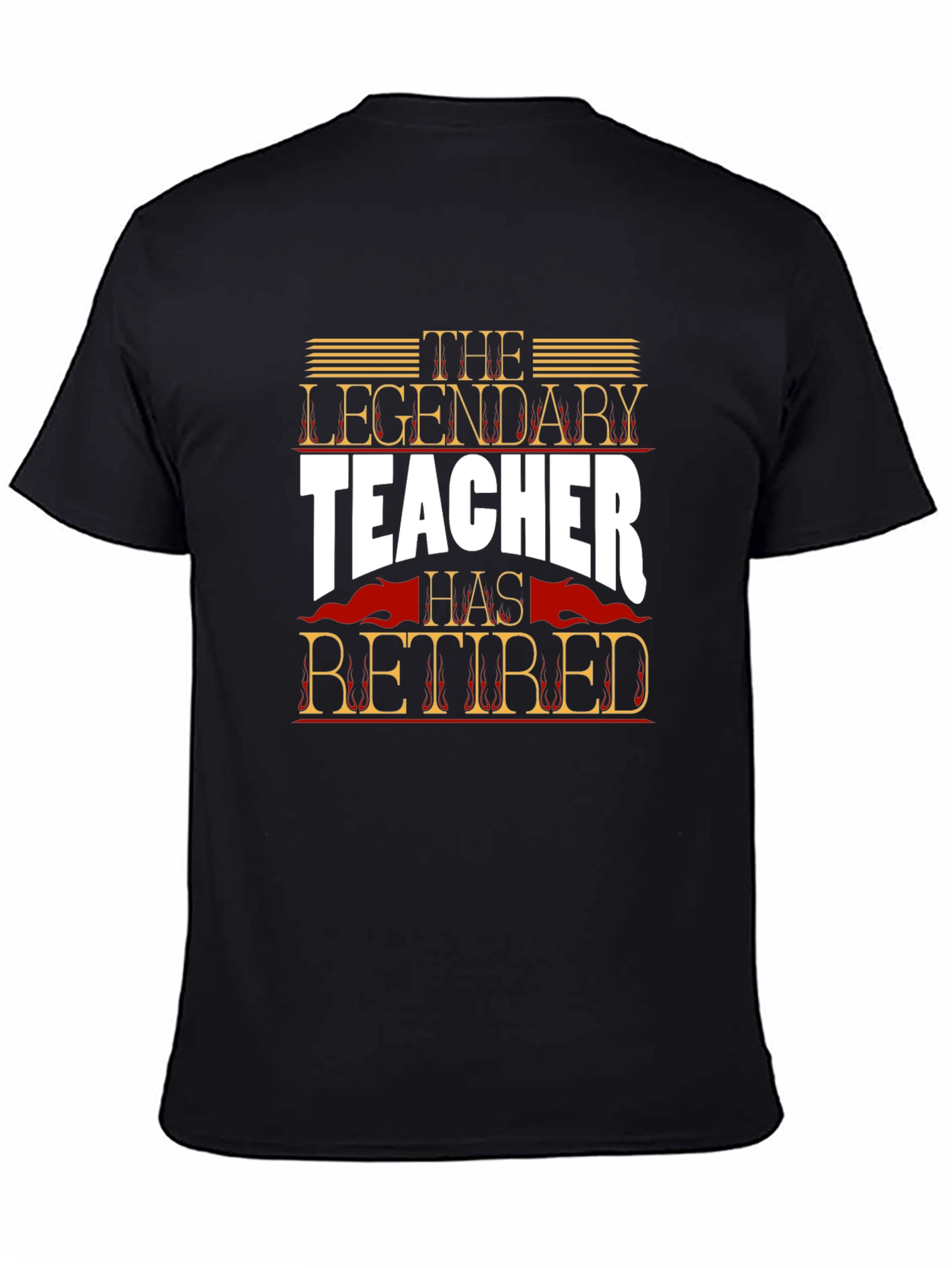 The Legendary Teacher Retired Graphic T-Shirt