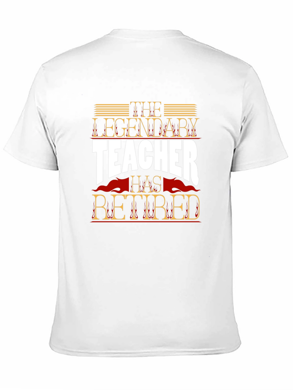 The Legendary Teacher Retired Graphic T-Shirt