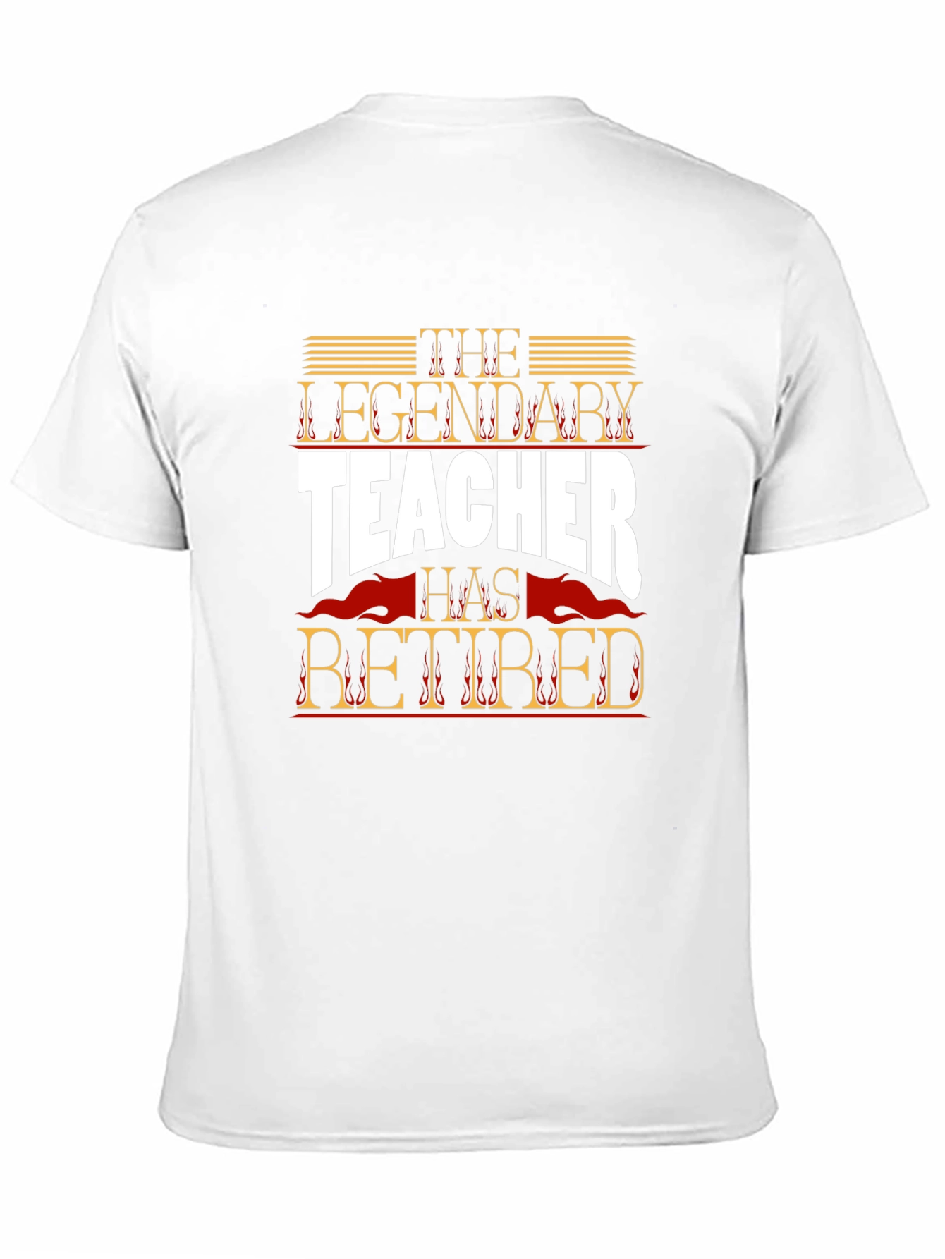 The Legendary Teacher Retired Graphic T-Shirt