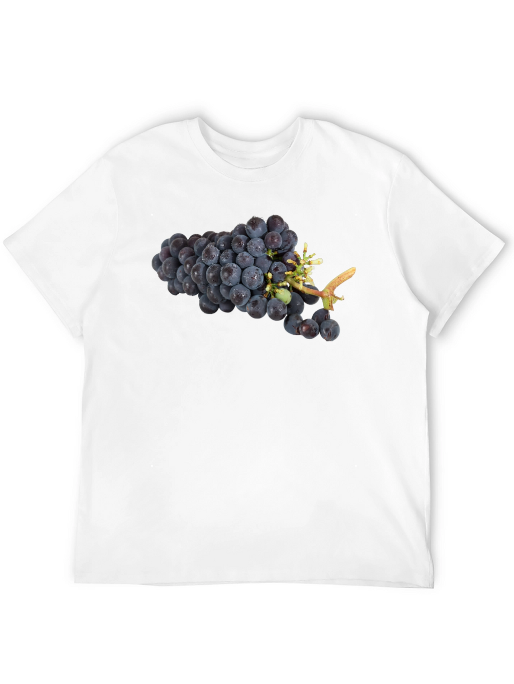 Grapes Graphic Black T-Shirt
