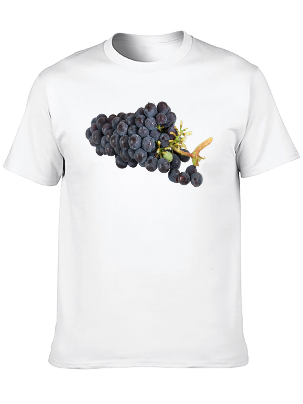 Grapes Graphic Black T-Shirt