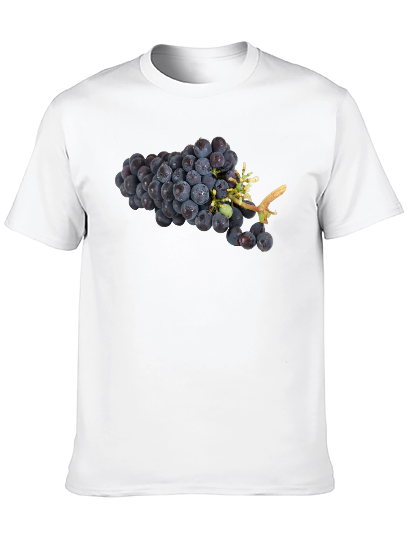 Grapes Graphic Black T-Shirt