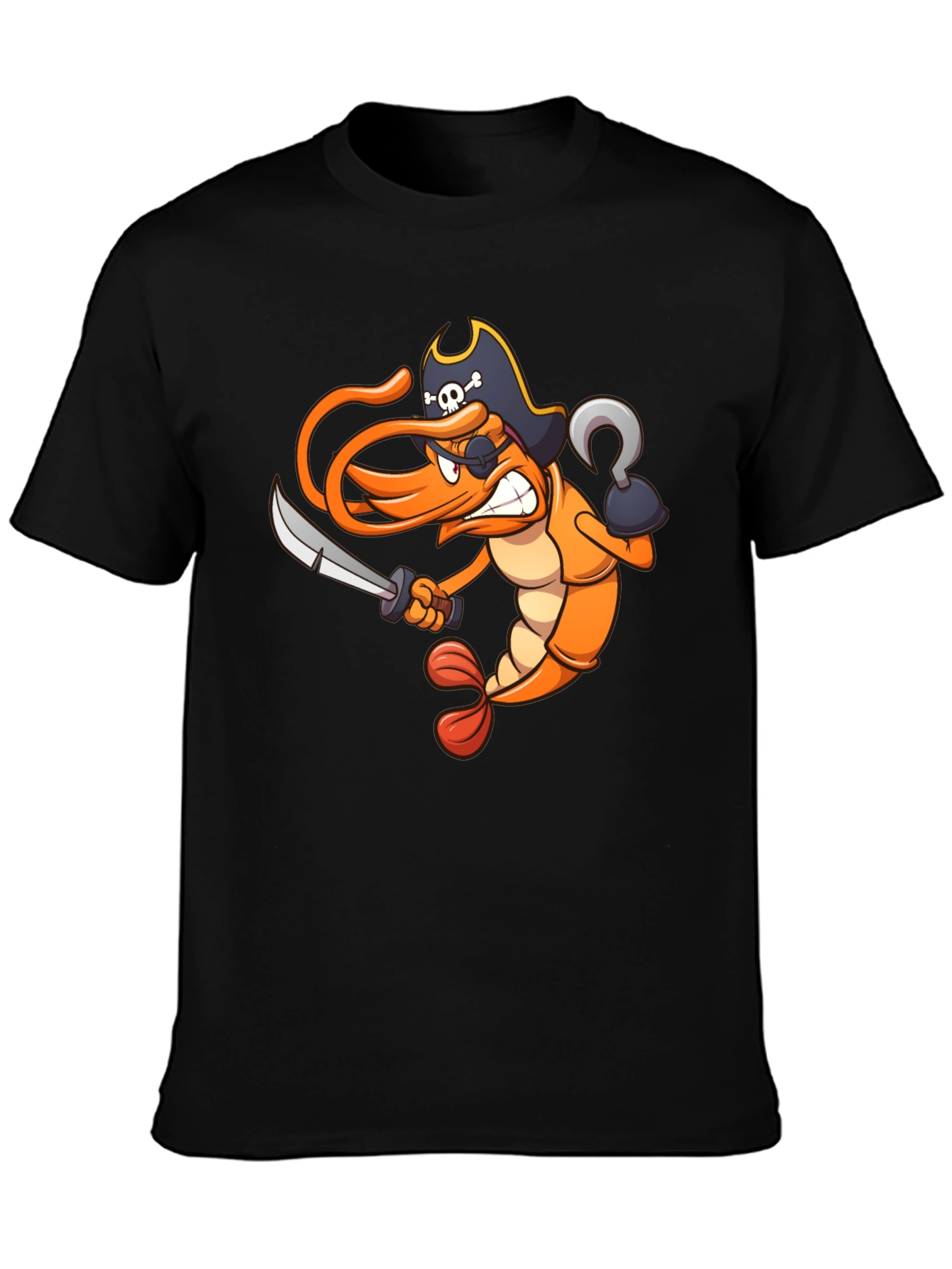 Pirate Shrimp Graphic T-Shirt