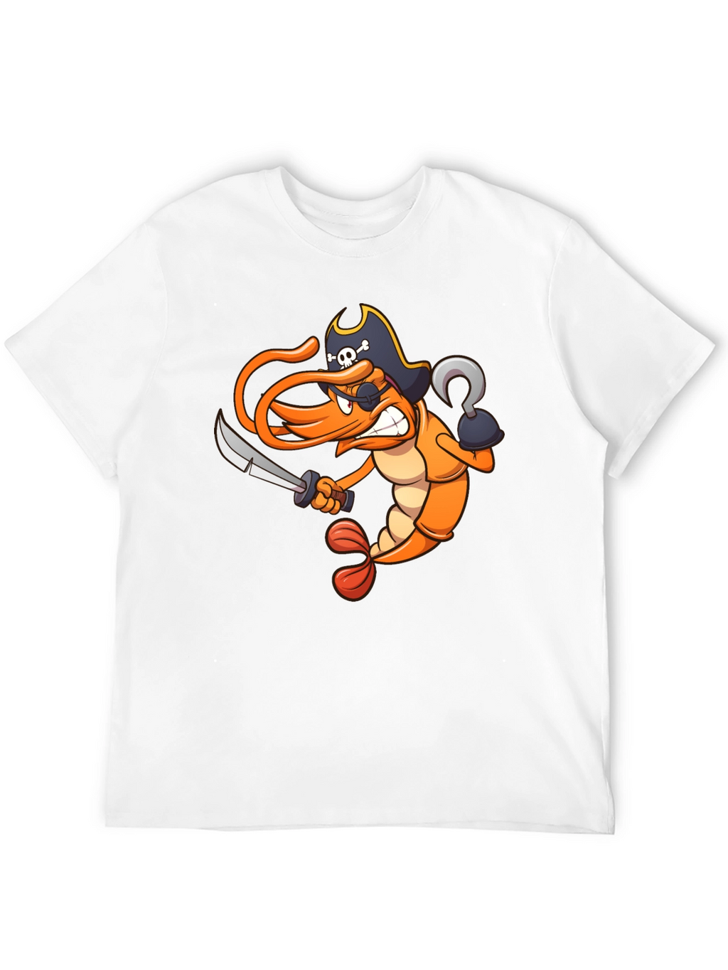 Pirate Shrimp Graphic T-Shirt