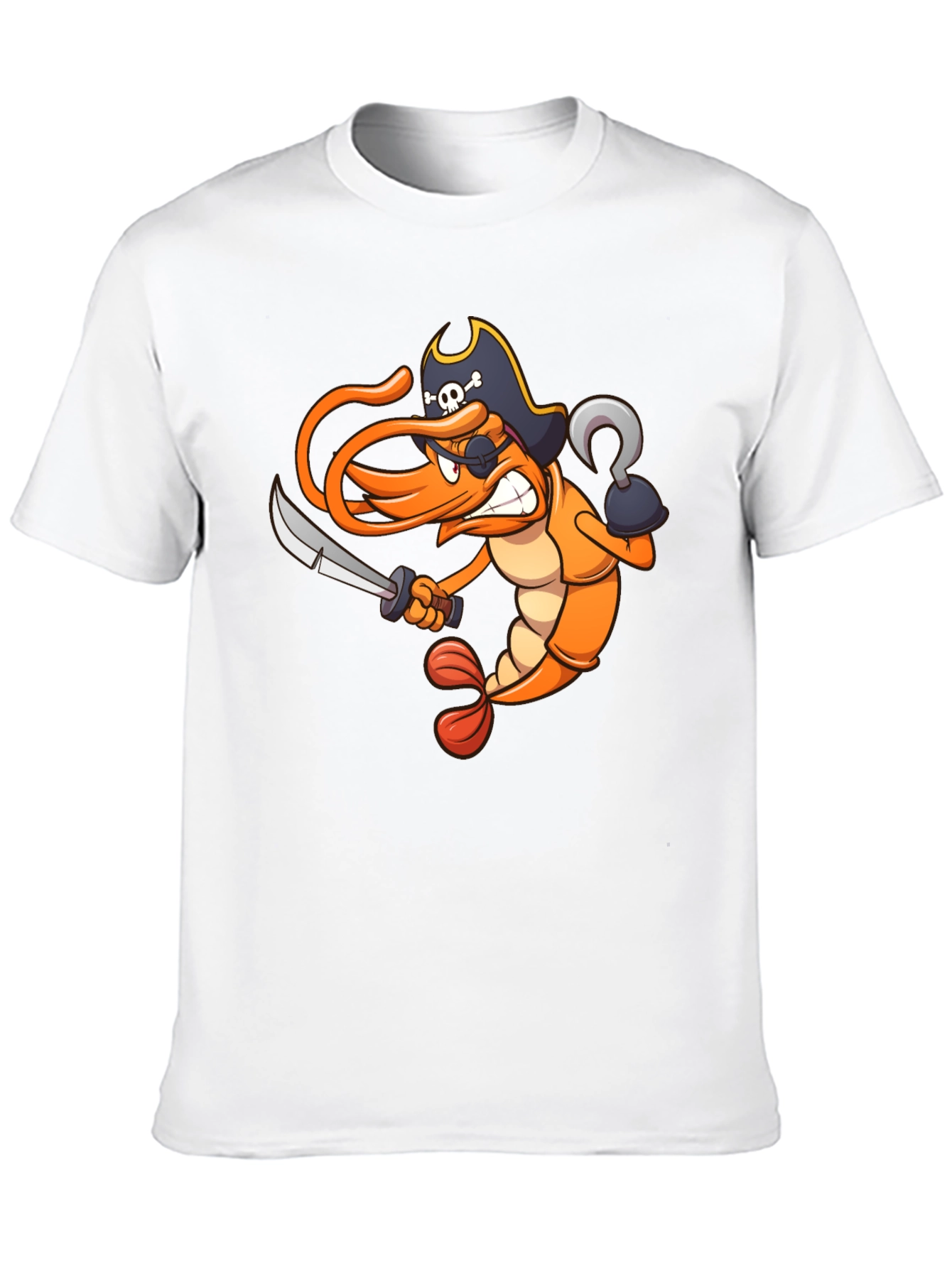 Pirate Shrimp Graphic T-Shirt