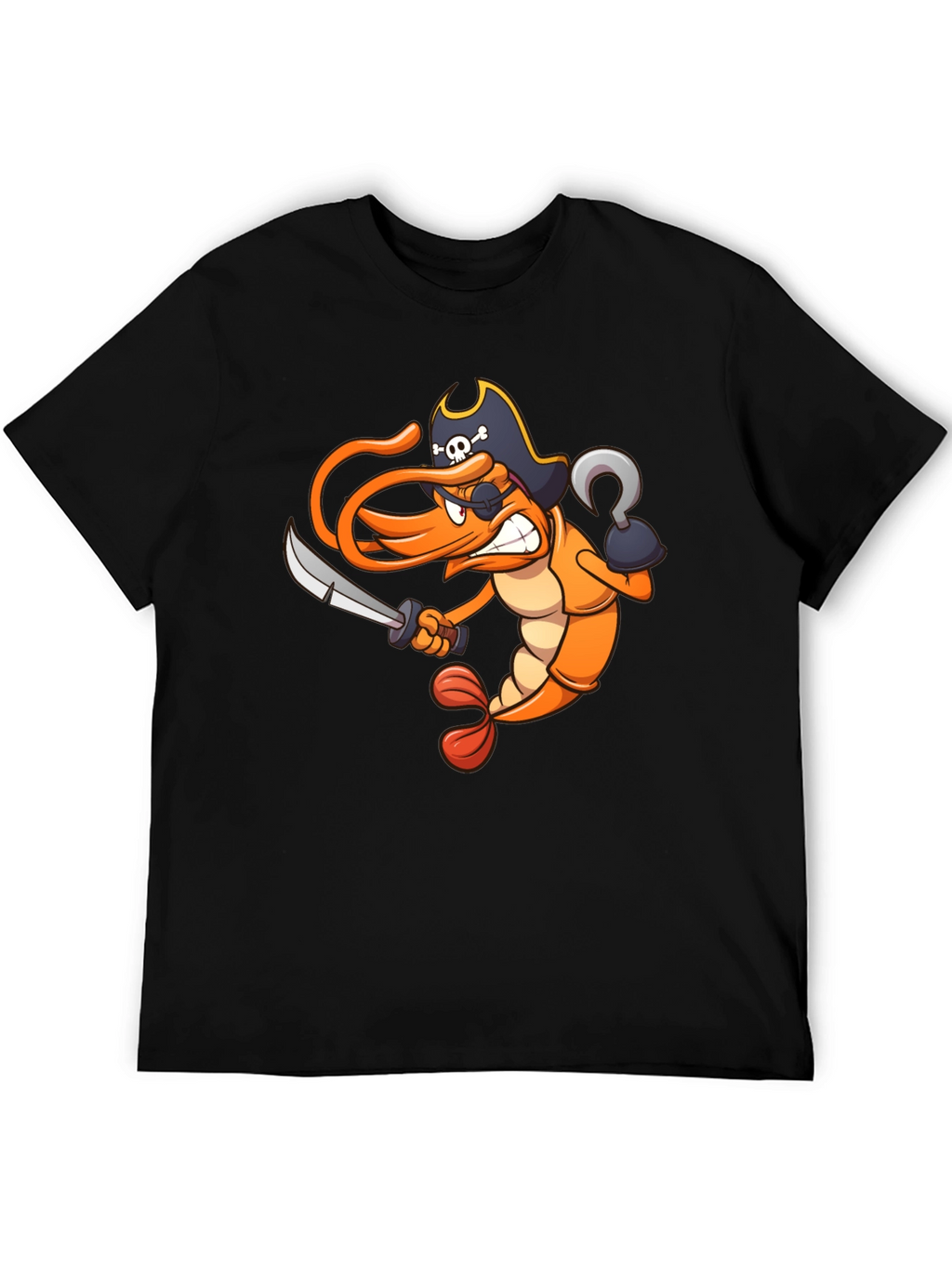 Pirate Shrimp Graphic T-Shirt