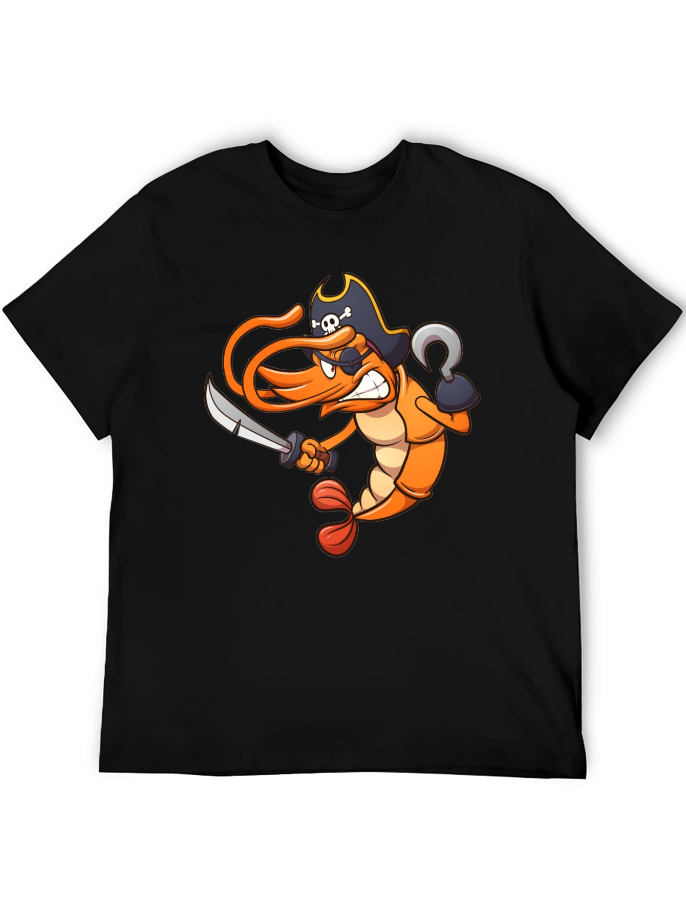 Pirate Shrimp Graphic T-Shirt